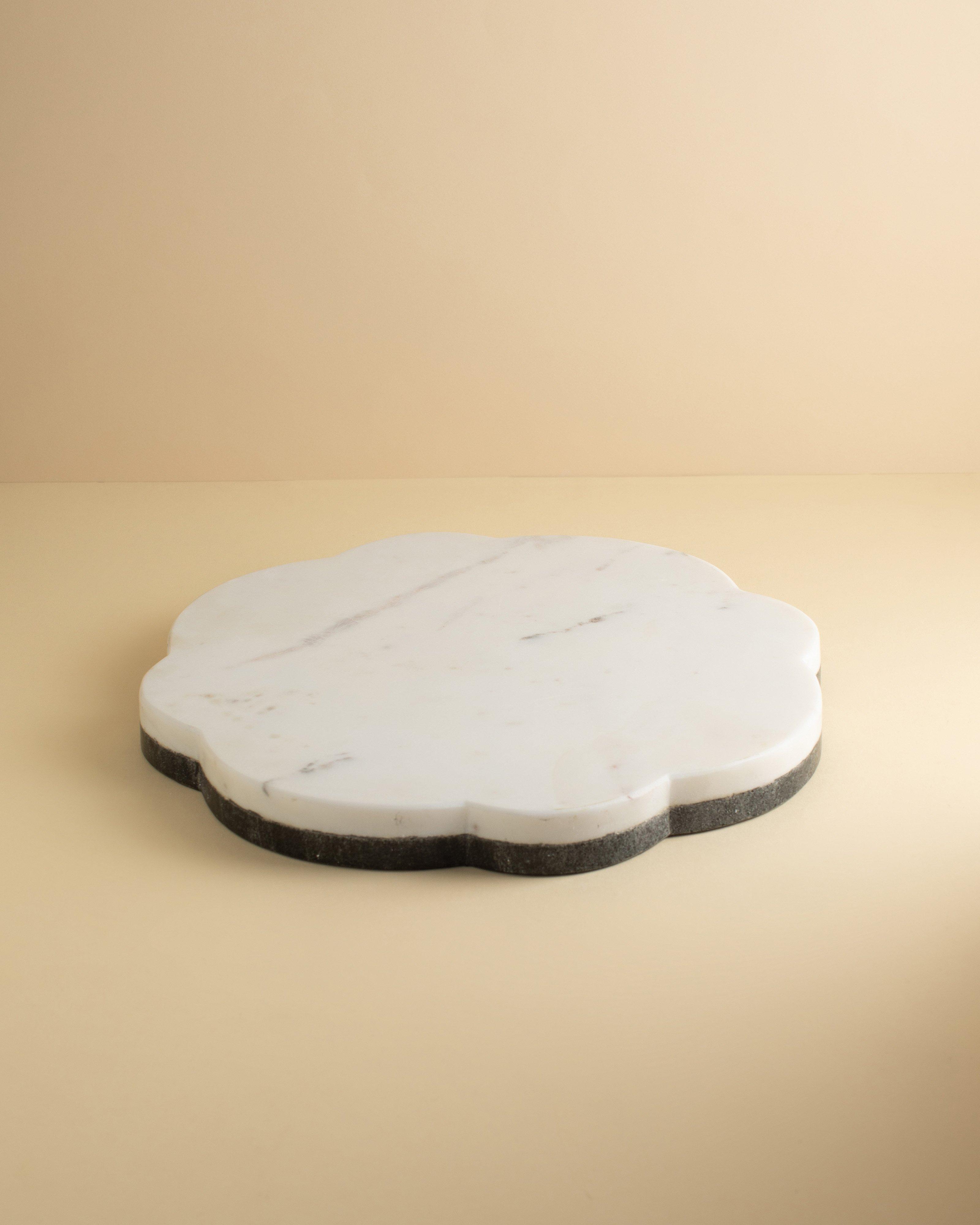 Two-Faced Marble Board -  White