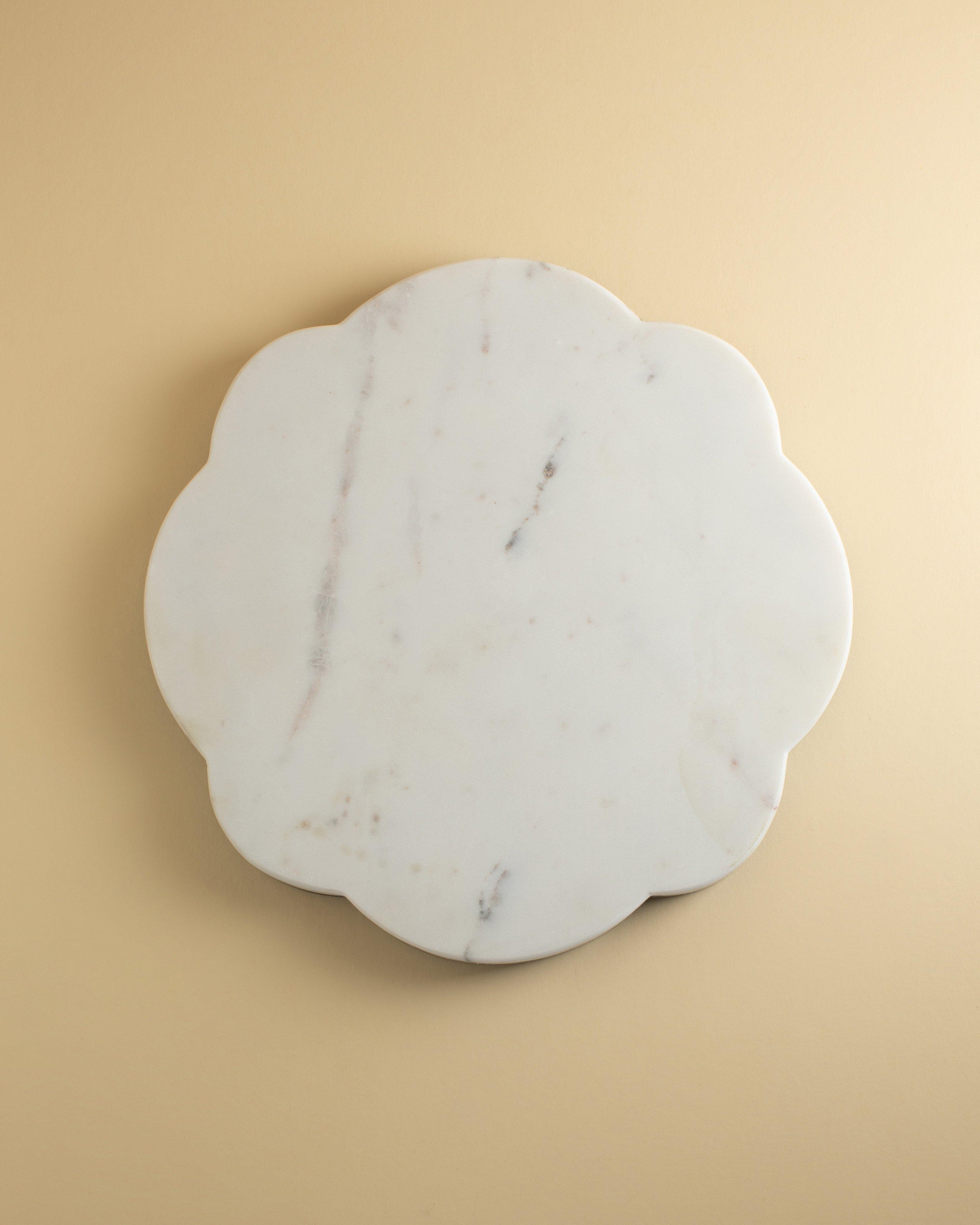 Two-Faced Marble Board -  White