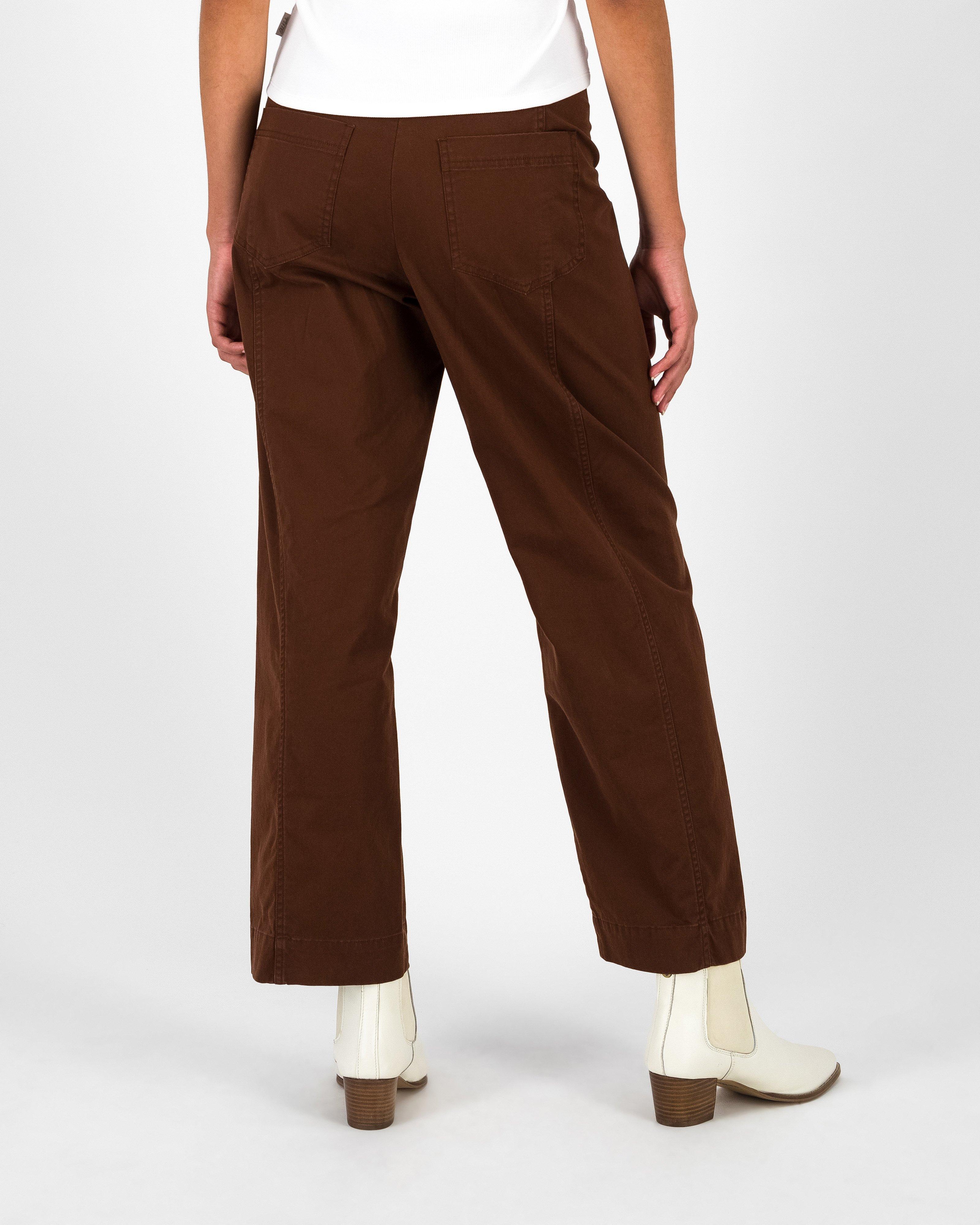 Old Khaki Women’s Ember Front Tie Pants -  Chocolate