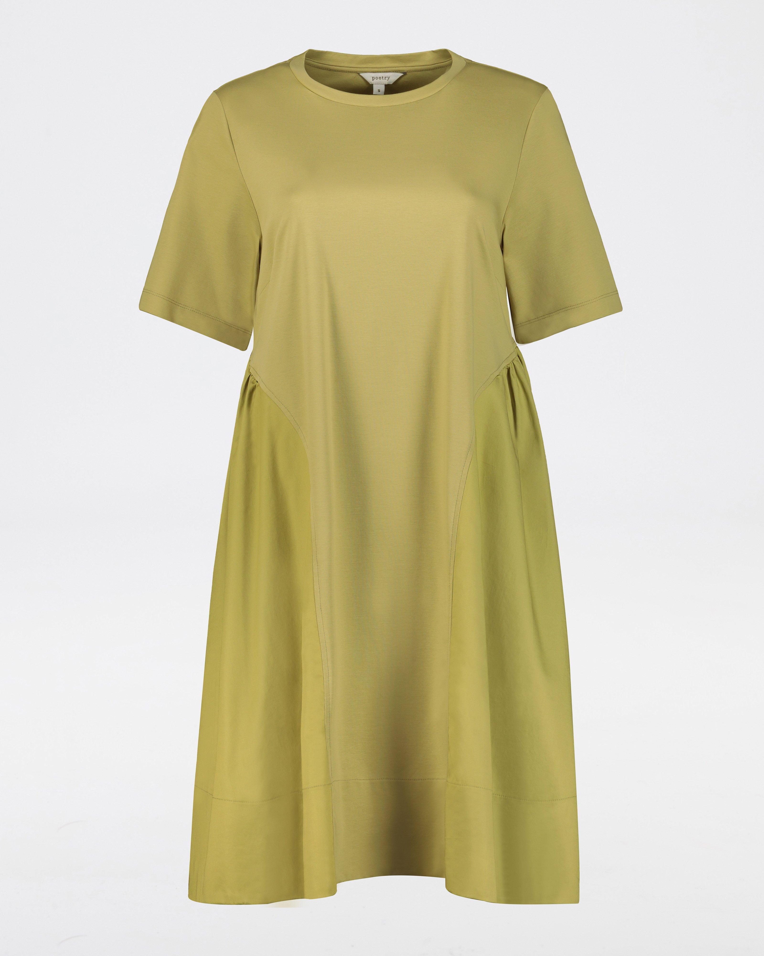 Reagan Cotton Dress -  Olive