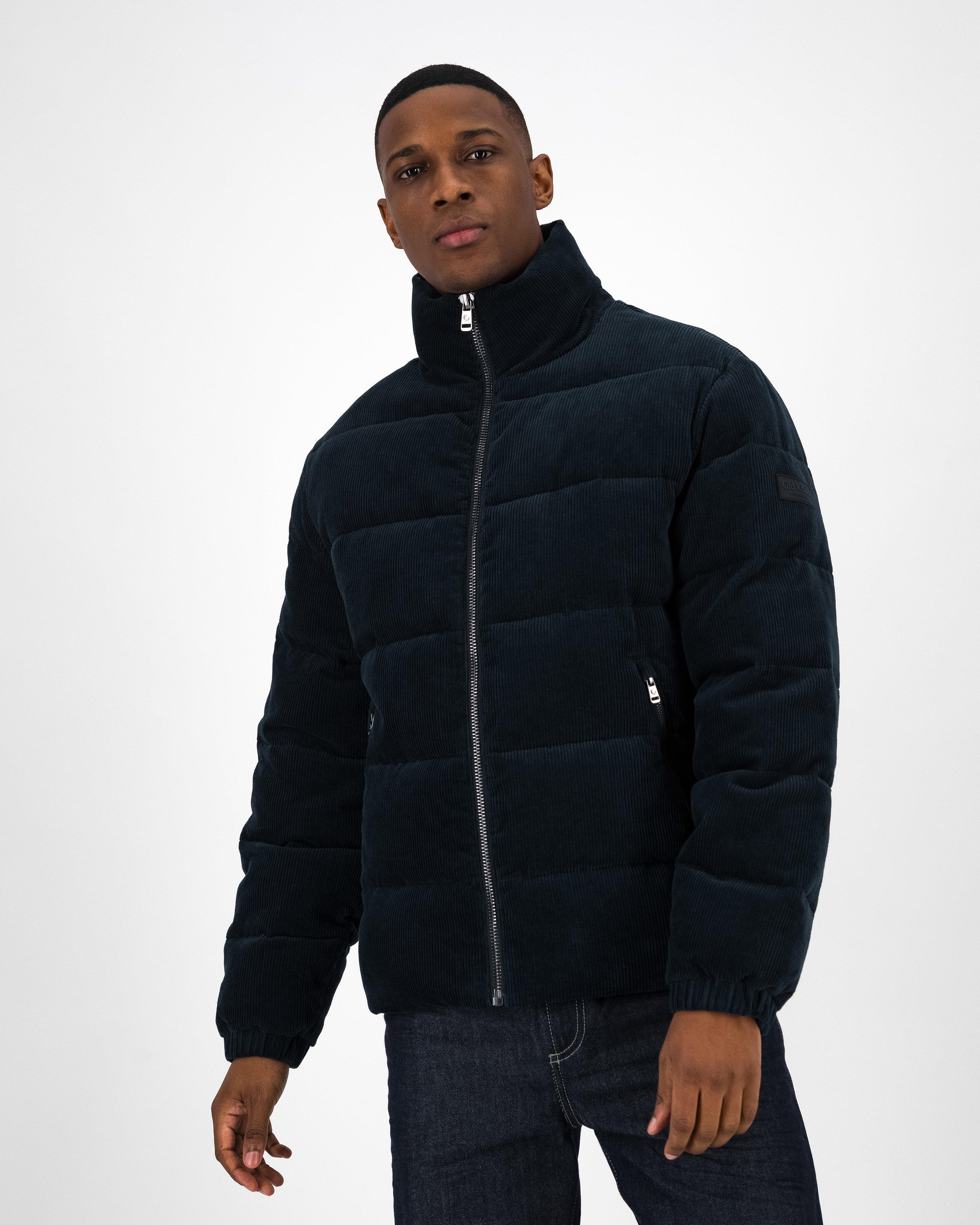 Men’s Dane Corduroy Puffer Jacket -  Navy