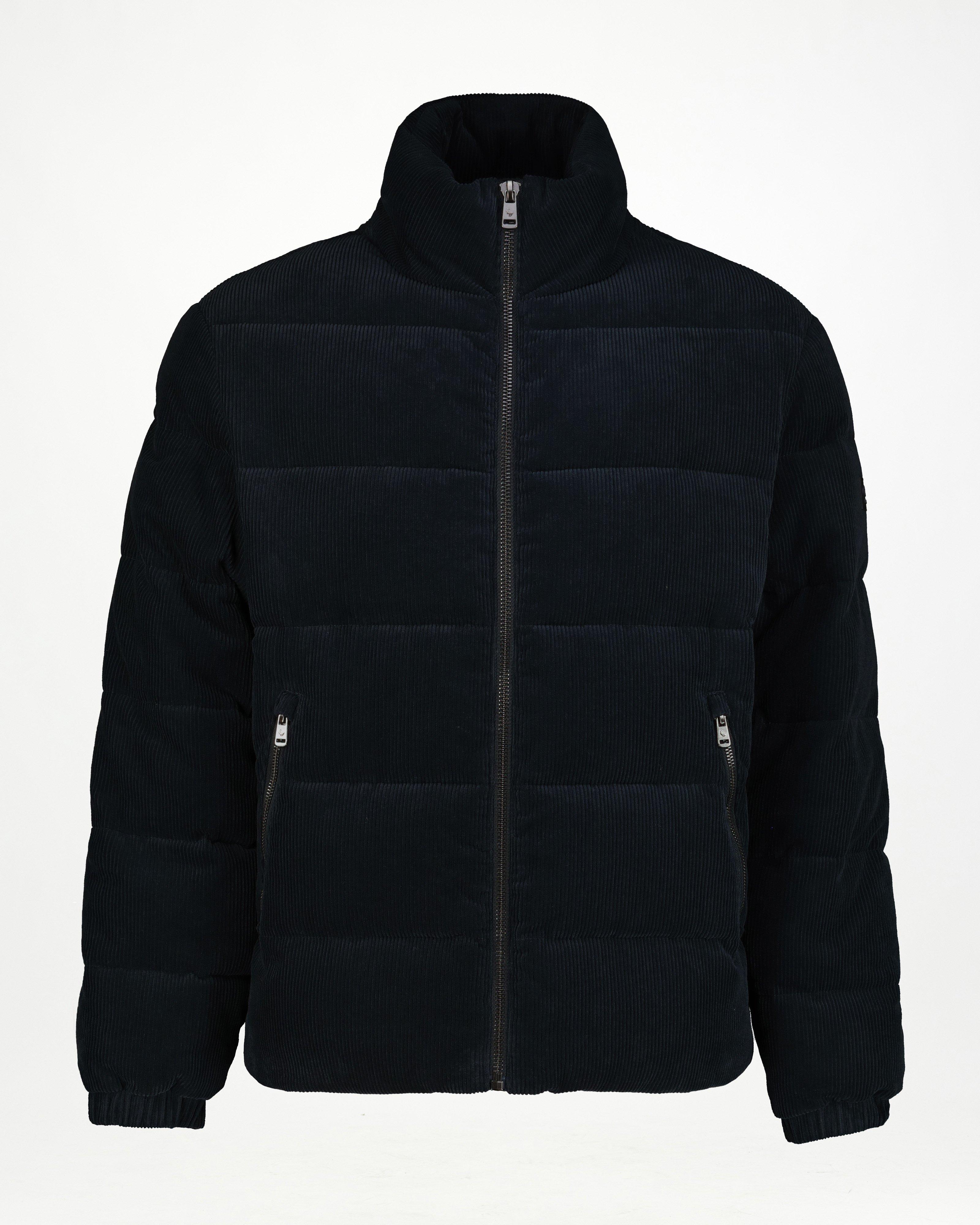 Men’s Dane Corduroy Puffer Jacket -  Navy