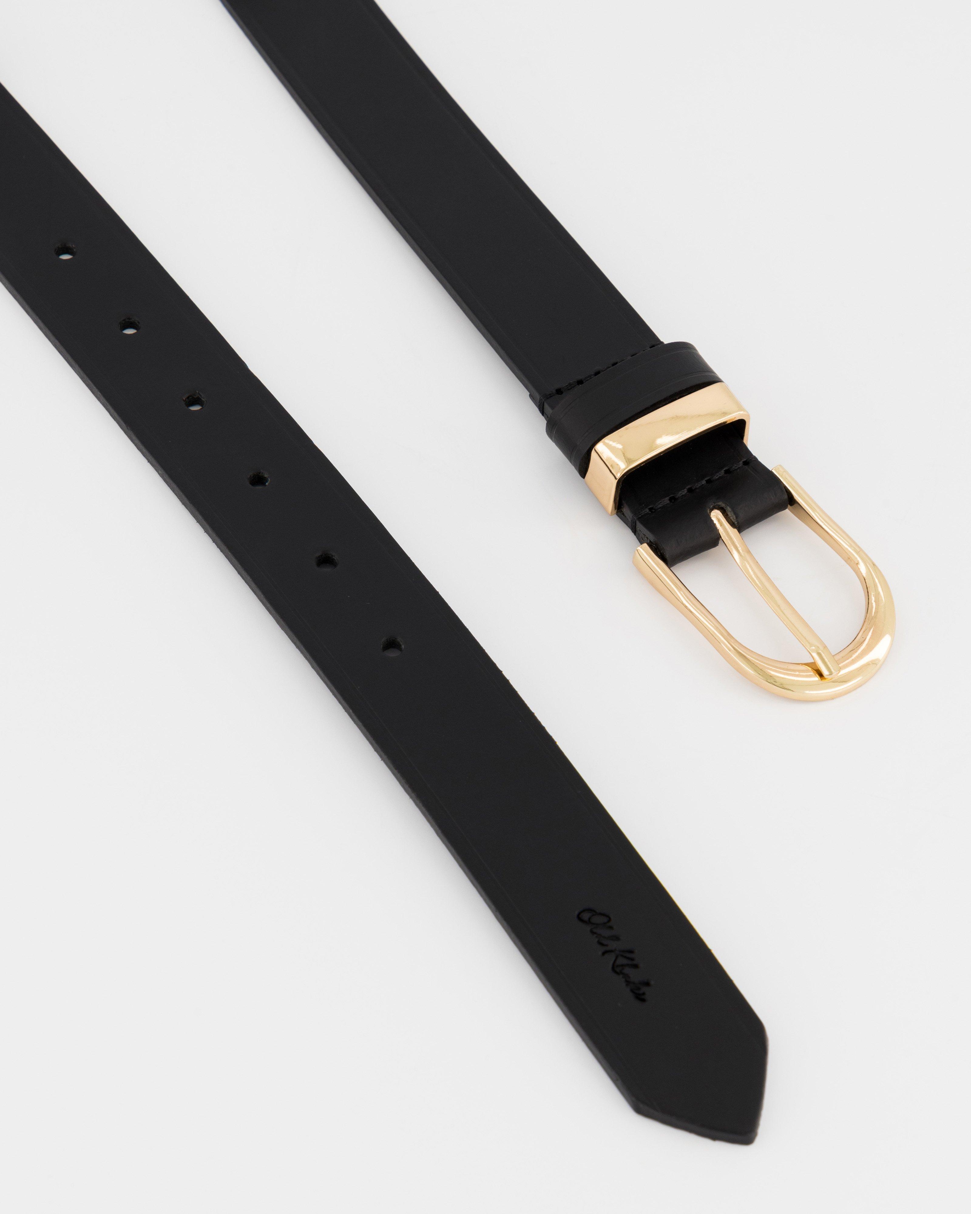 Women’s Bellamy Leather Belt -  Black