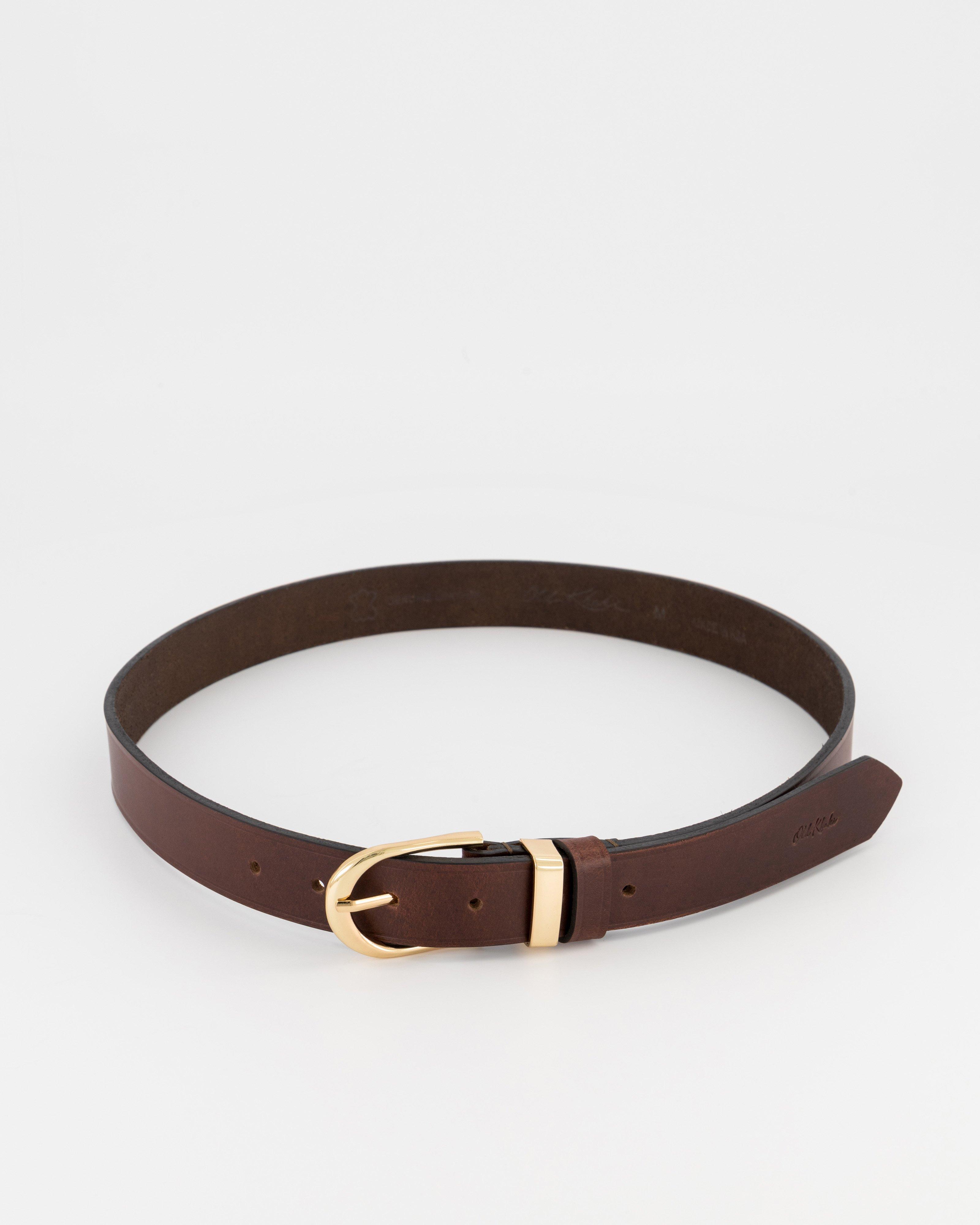 Women’s Bellamy Leather Belt -  Brown