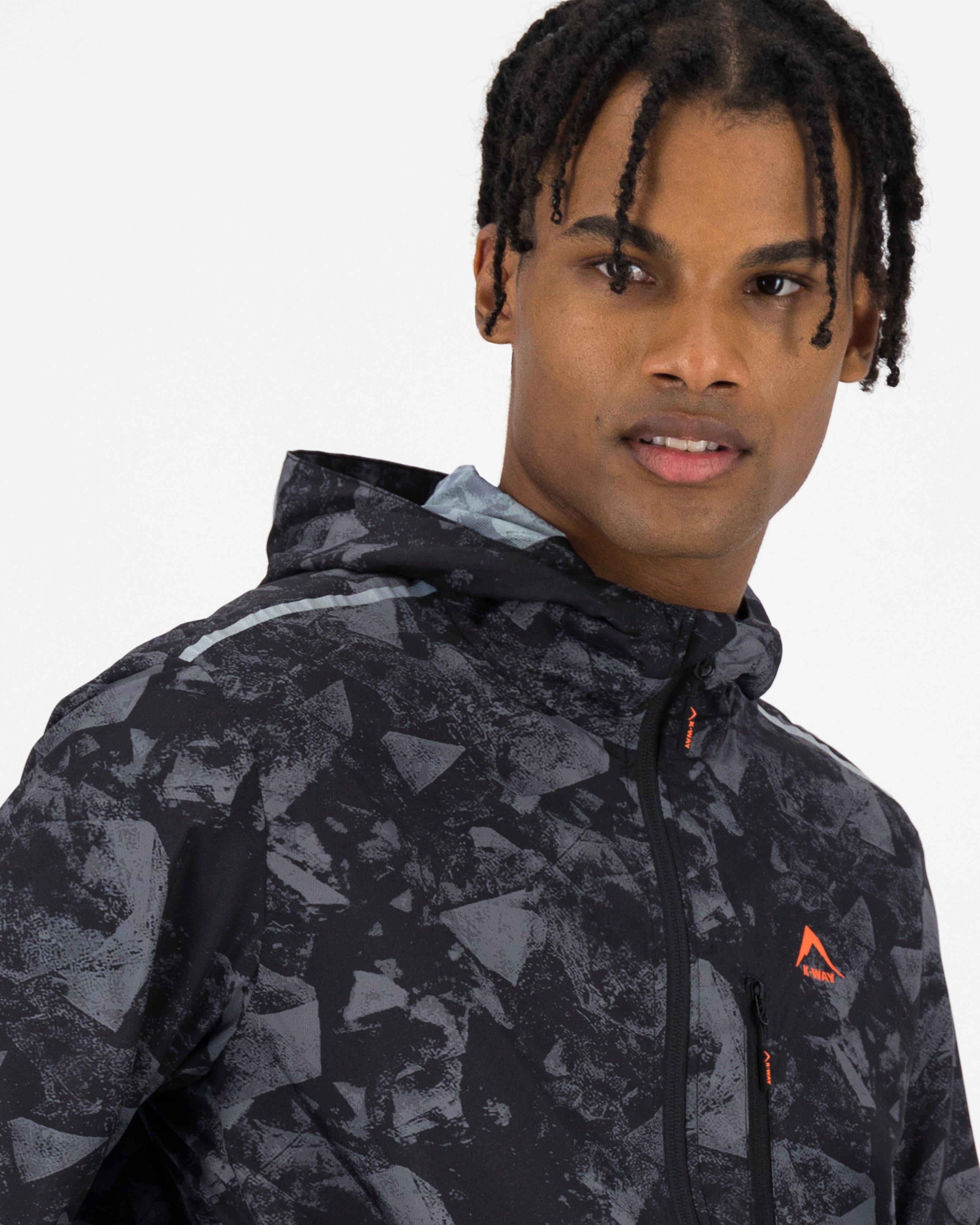 K-Way Pulse Men’s Printed Windbreaker Jacket -  Assorted