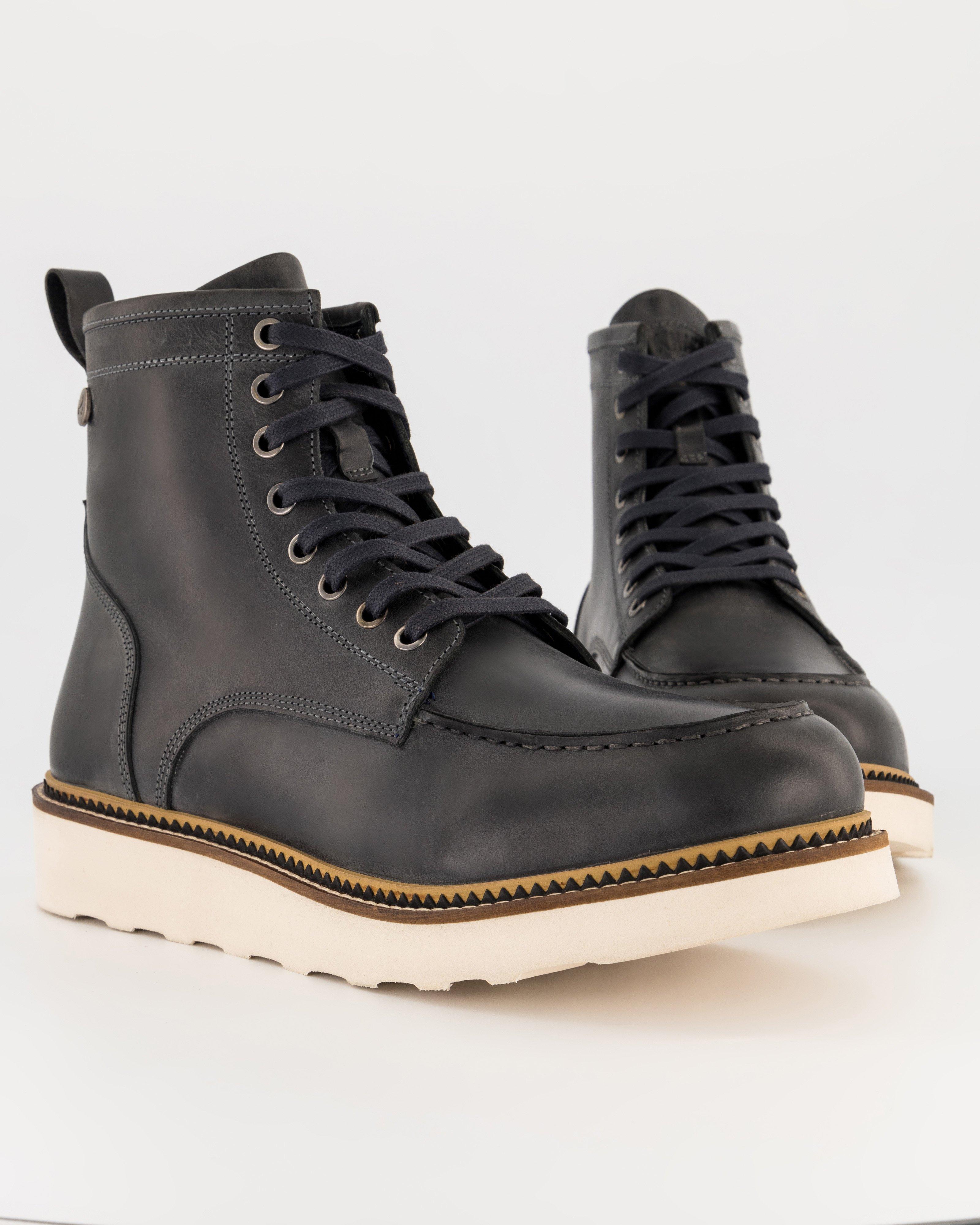 Men’s Kolby Leather Boot -  Navy
