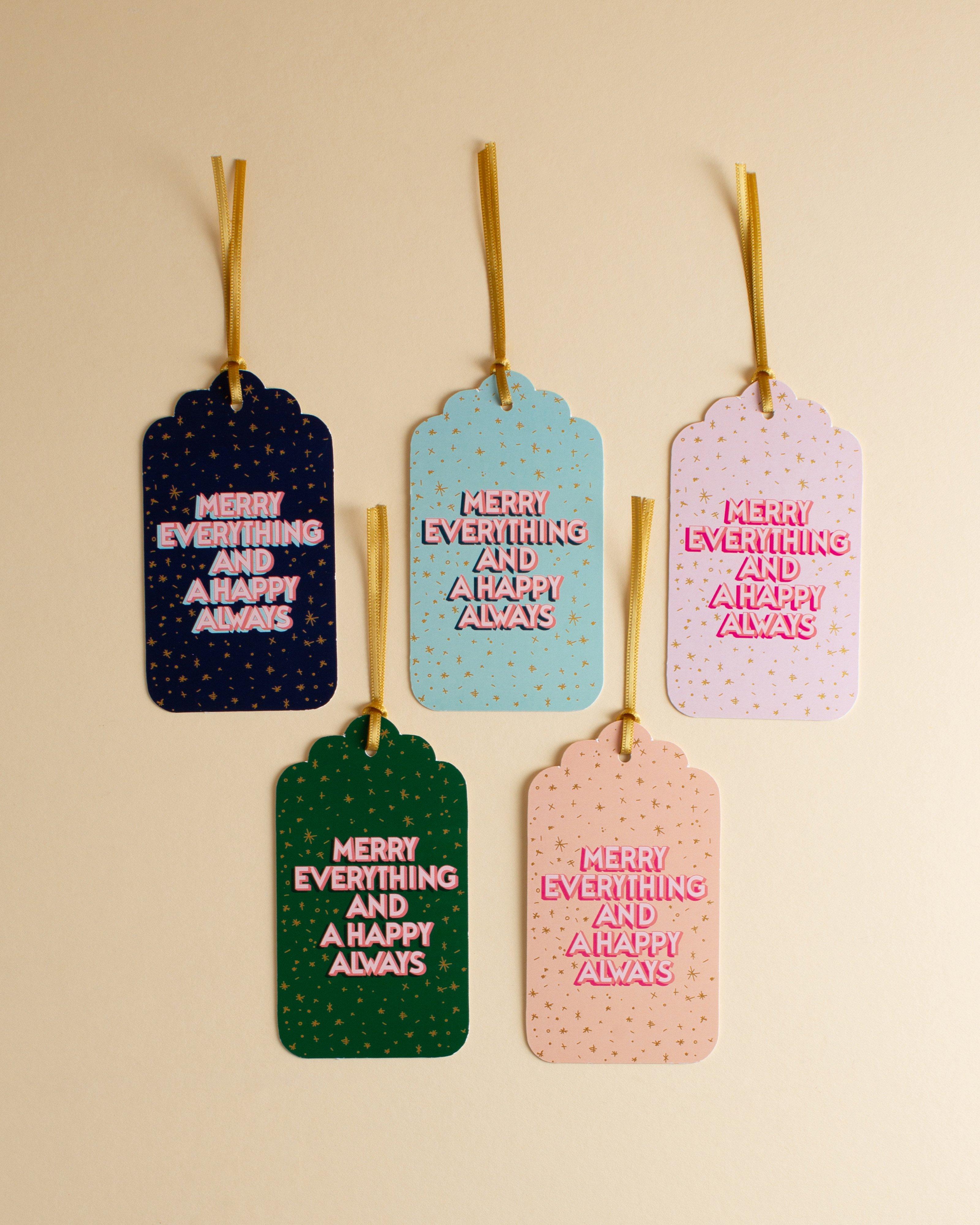 Merry and Everything Gift Tags Pack -  Assorted