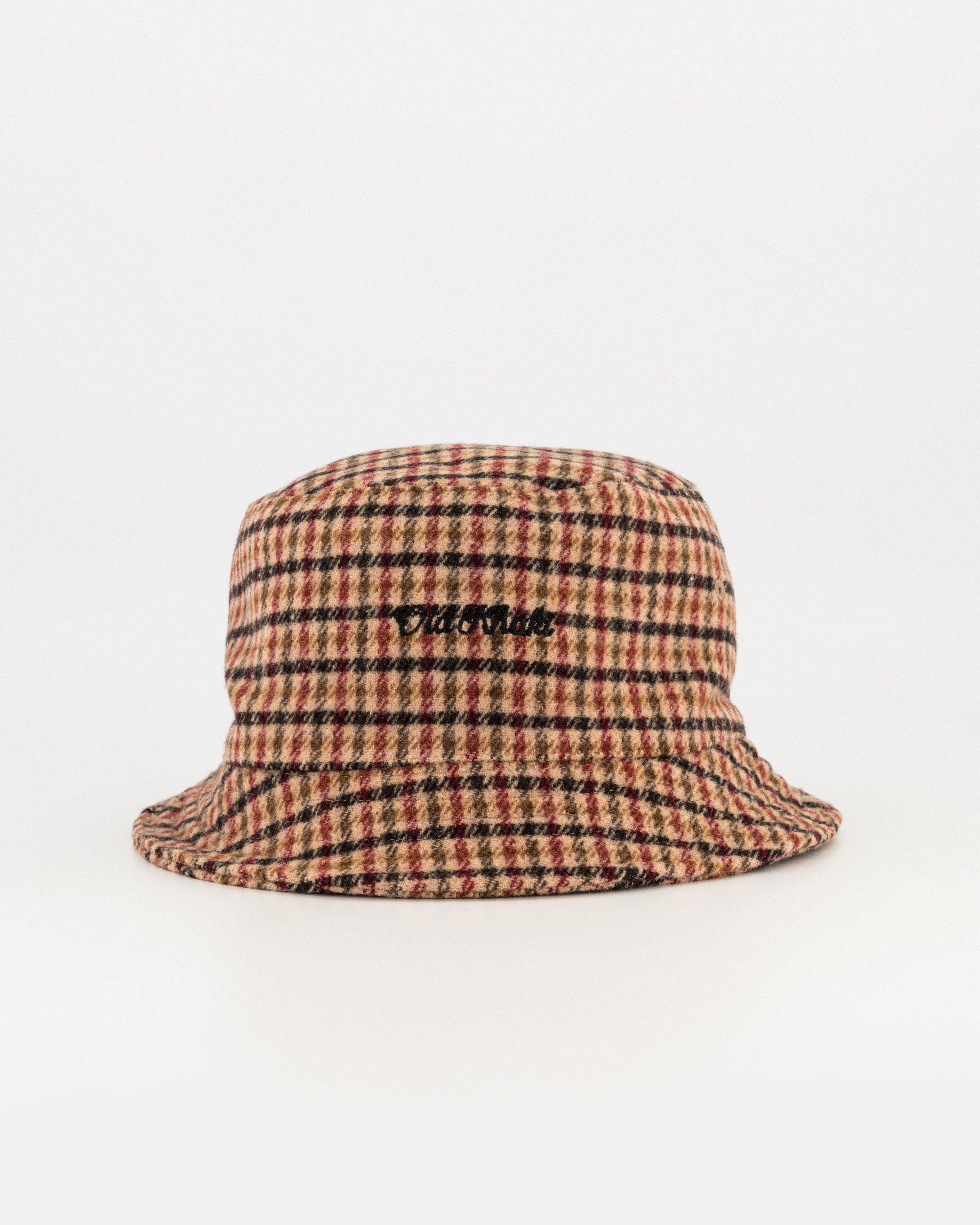 Men’s Cort Check Bucket Hat -  Black