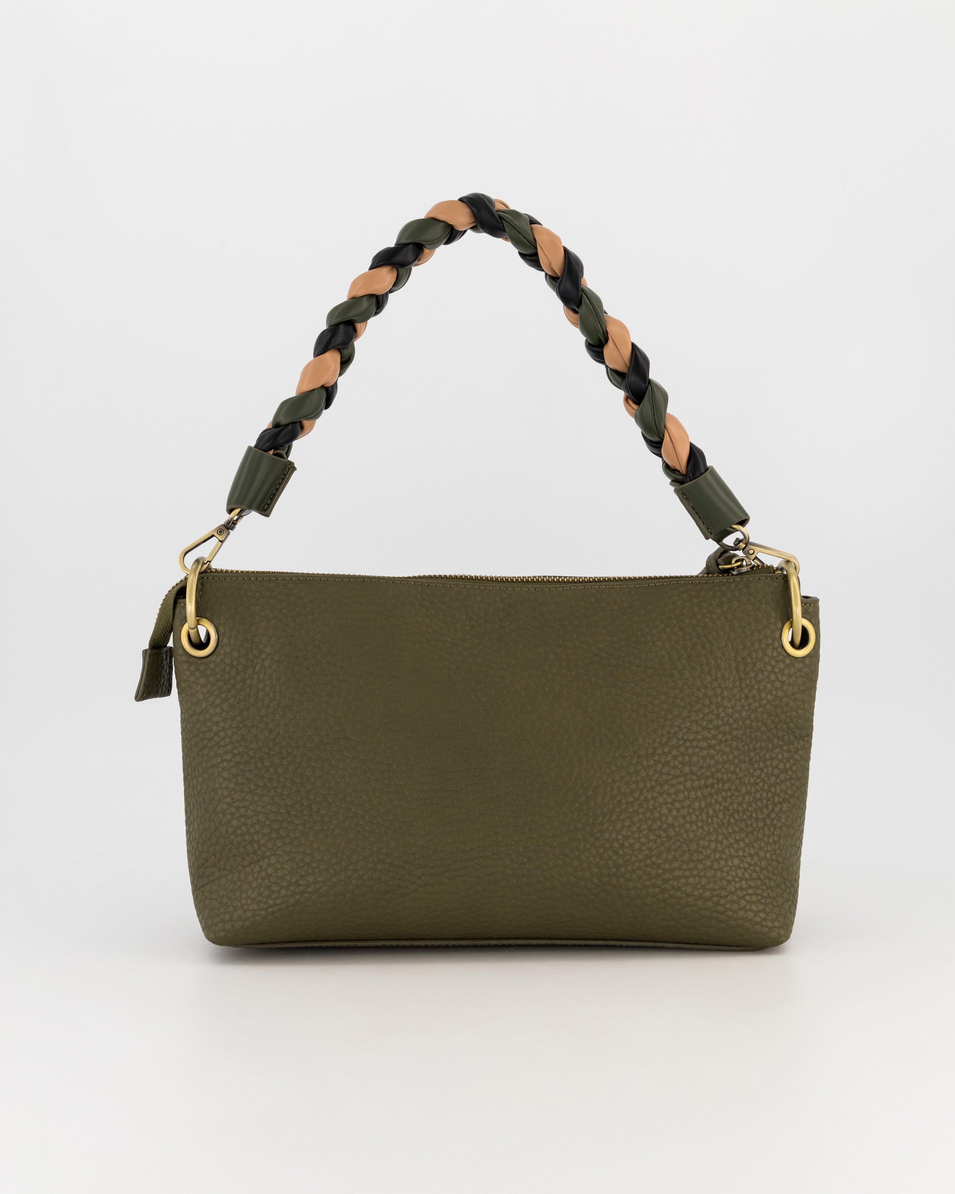 Old Khaki Women’s Pebbled Braided Handle Bag | Cape Union Mart