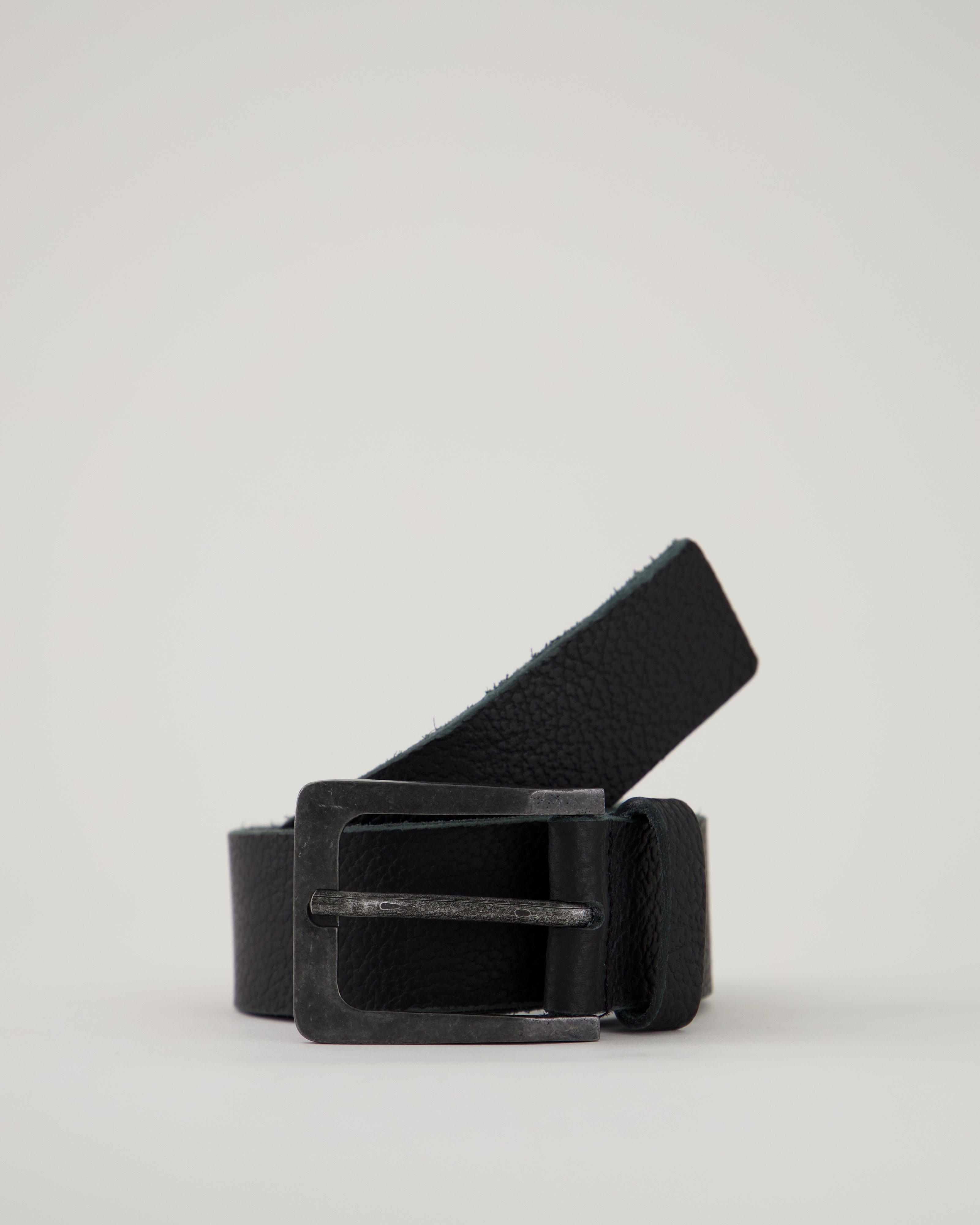 Old Khaki Men's Bennett Leather Belt -  Black