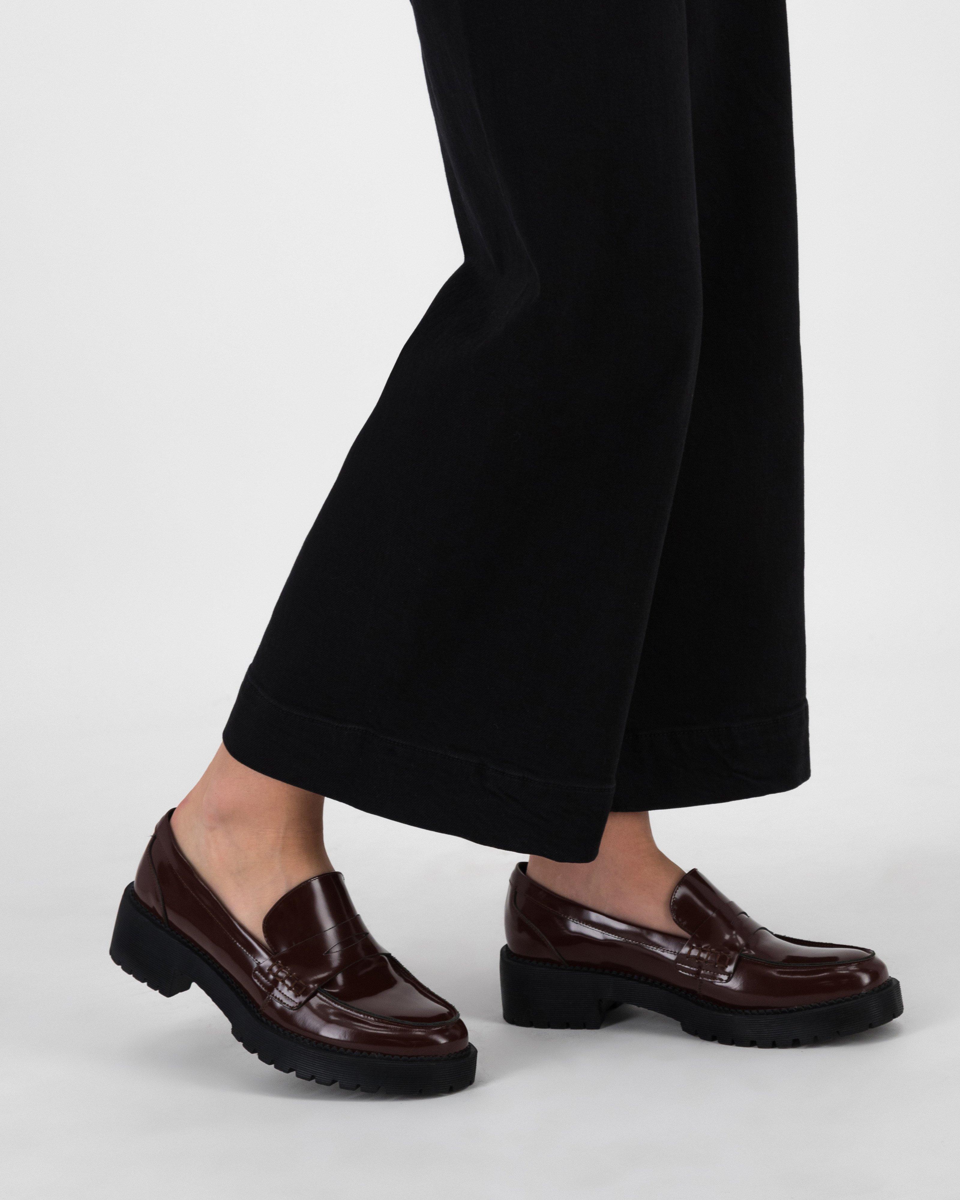 Martina Chunky Leather Loafer -  Brown