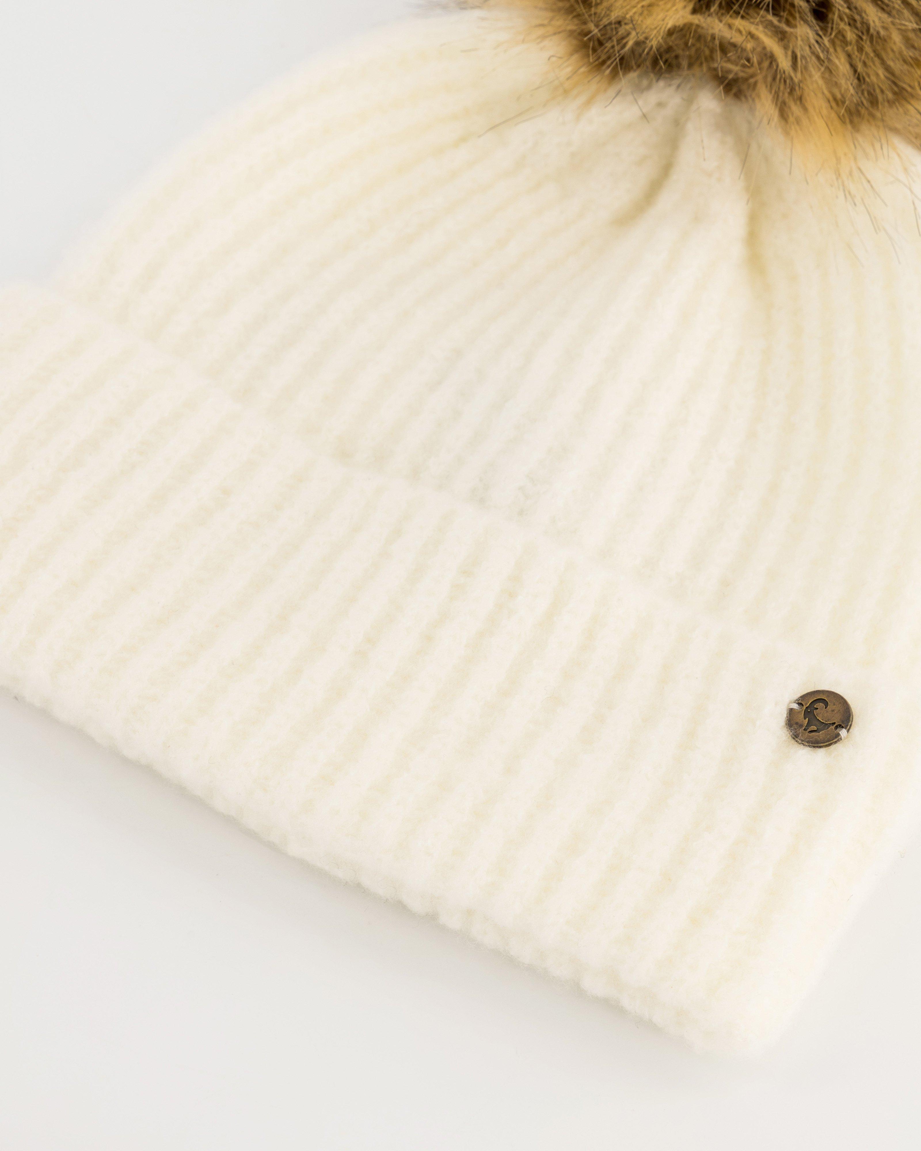 Old Khaki Women’s Biance Pom Pom Beanie -  Milk