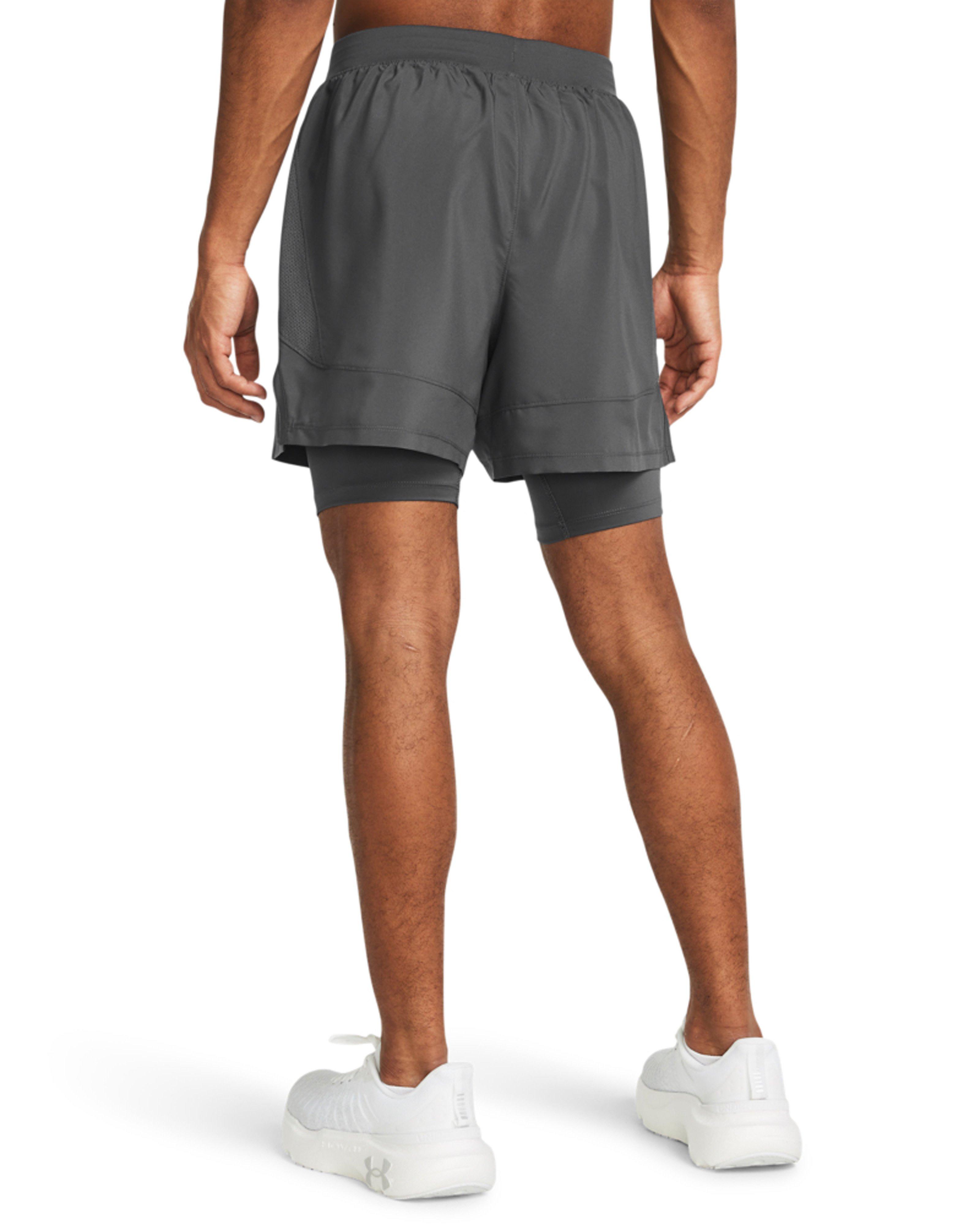 Under Armour Men’s Launch 2-in-1 5-inch Shorts -  Black