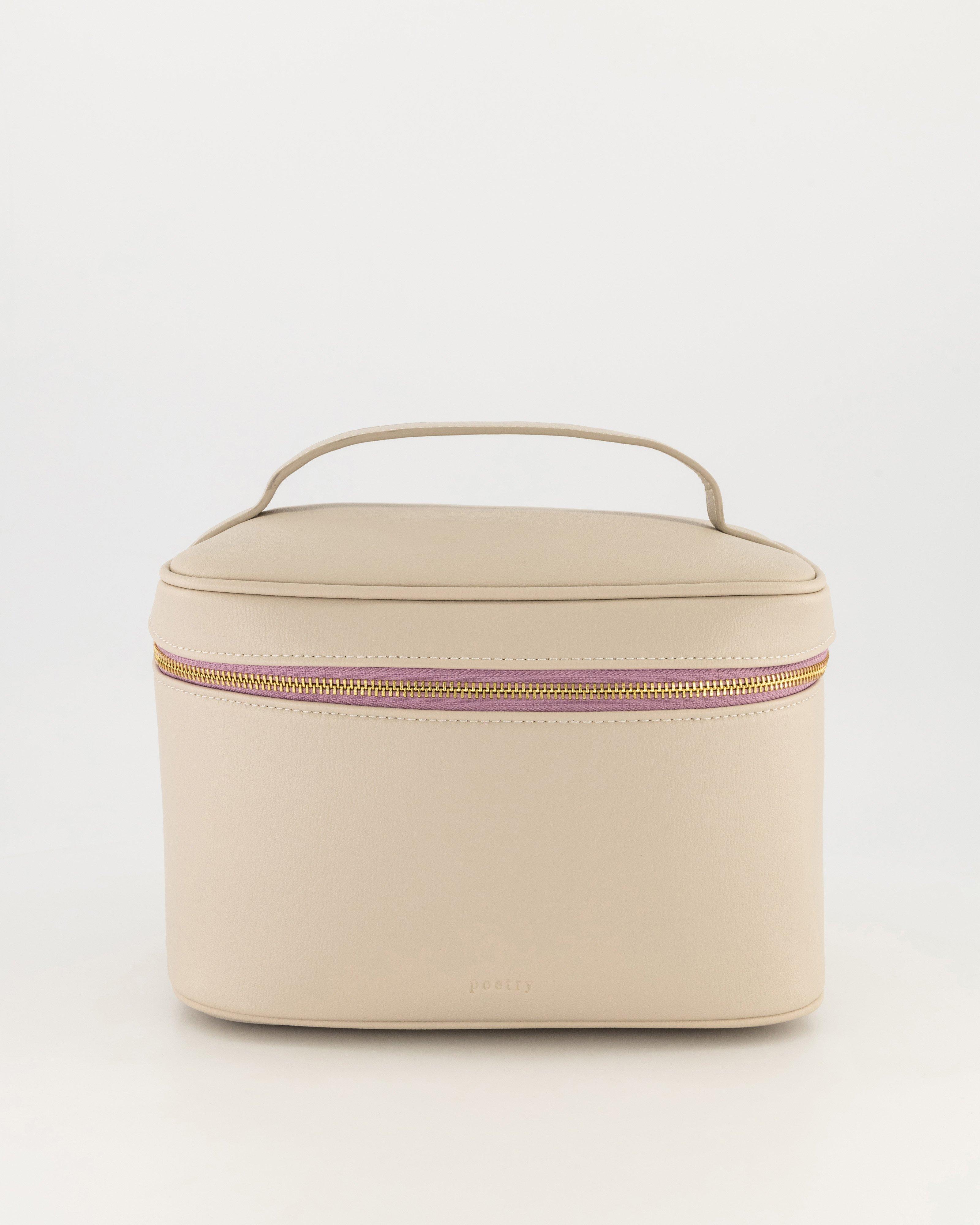 Tashie PU Cosmetic Bag -  Stone