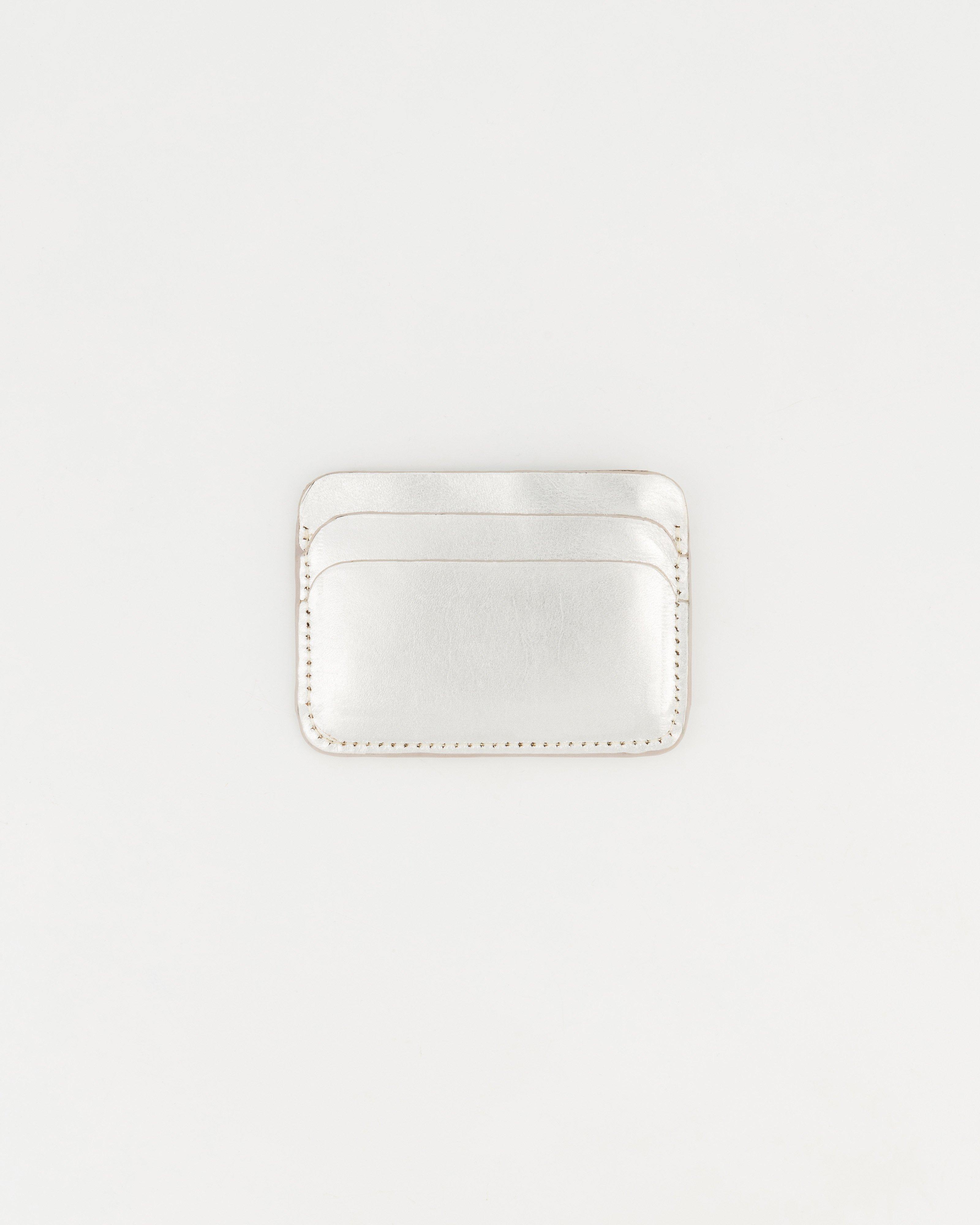 Giselle Metallic Cardholder -  Silver