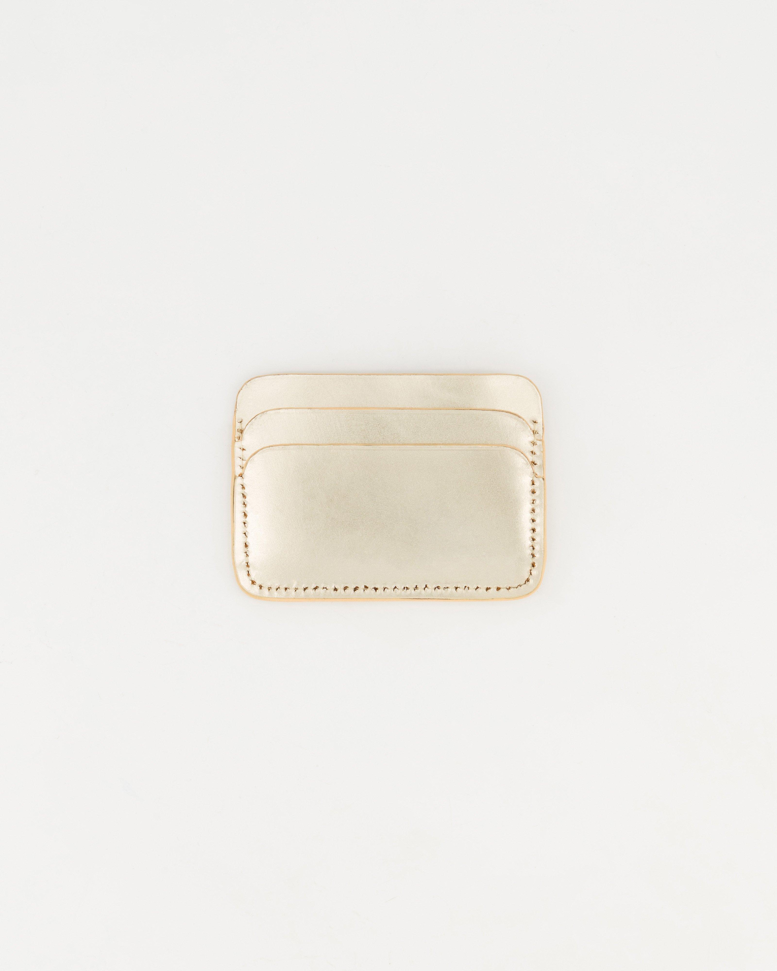 Giselle Metallic Cardholder -  Gold