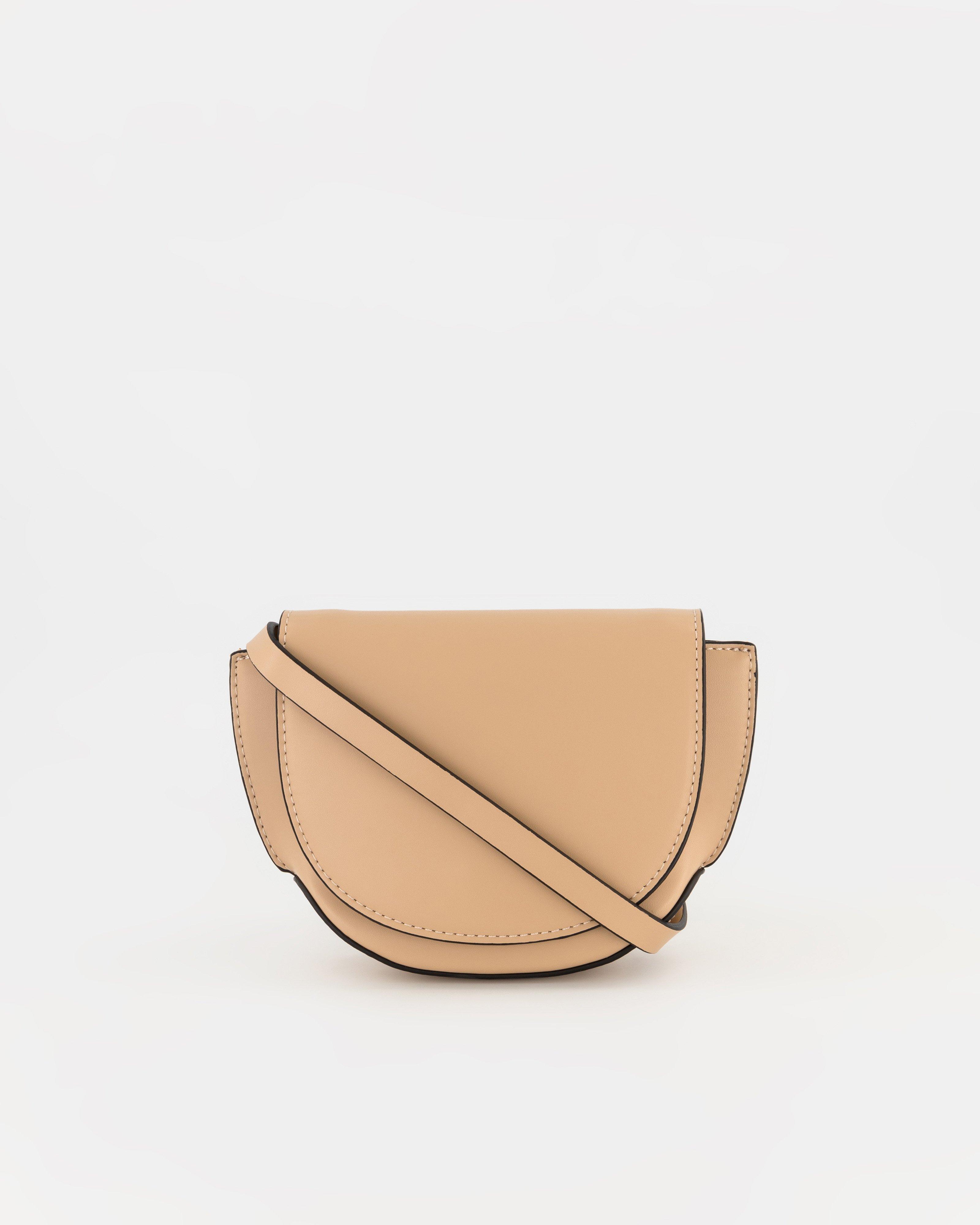 Kiera Mini Crossbosy Bag -  Nude