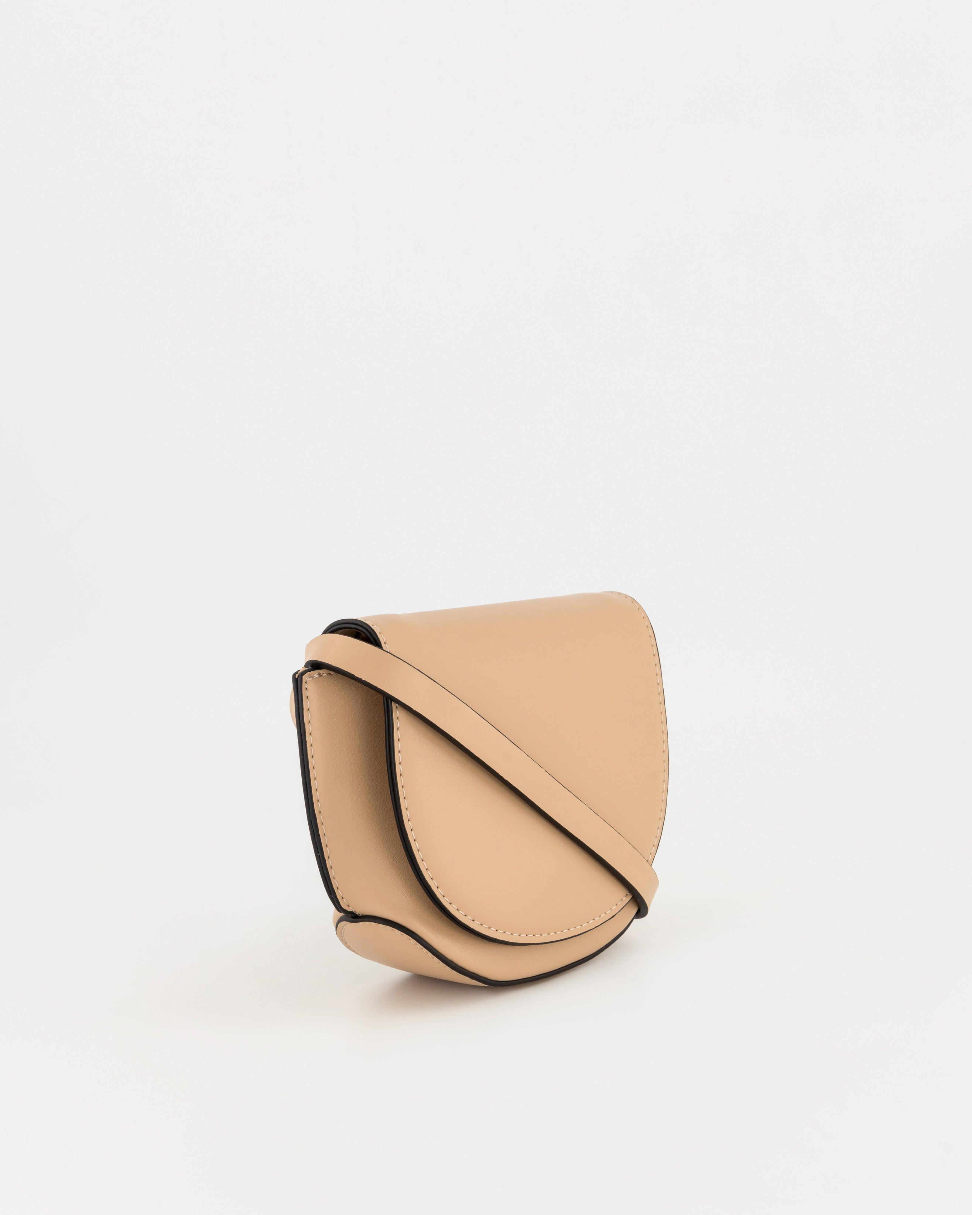 Kiera Mini Crossbosy Bag -  Nude