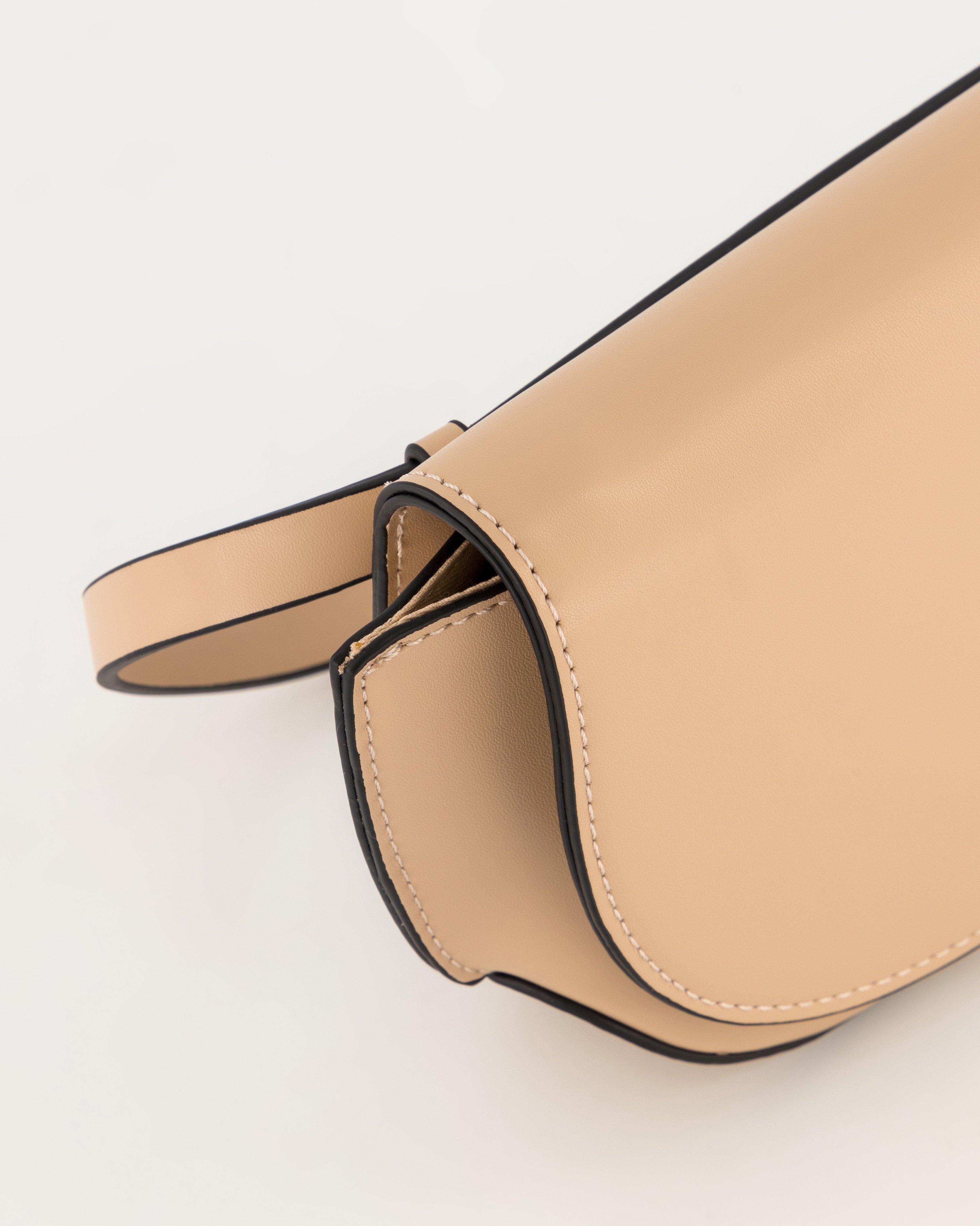 Kiera Mini Crossbosy Bag -  Nude