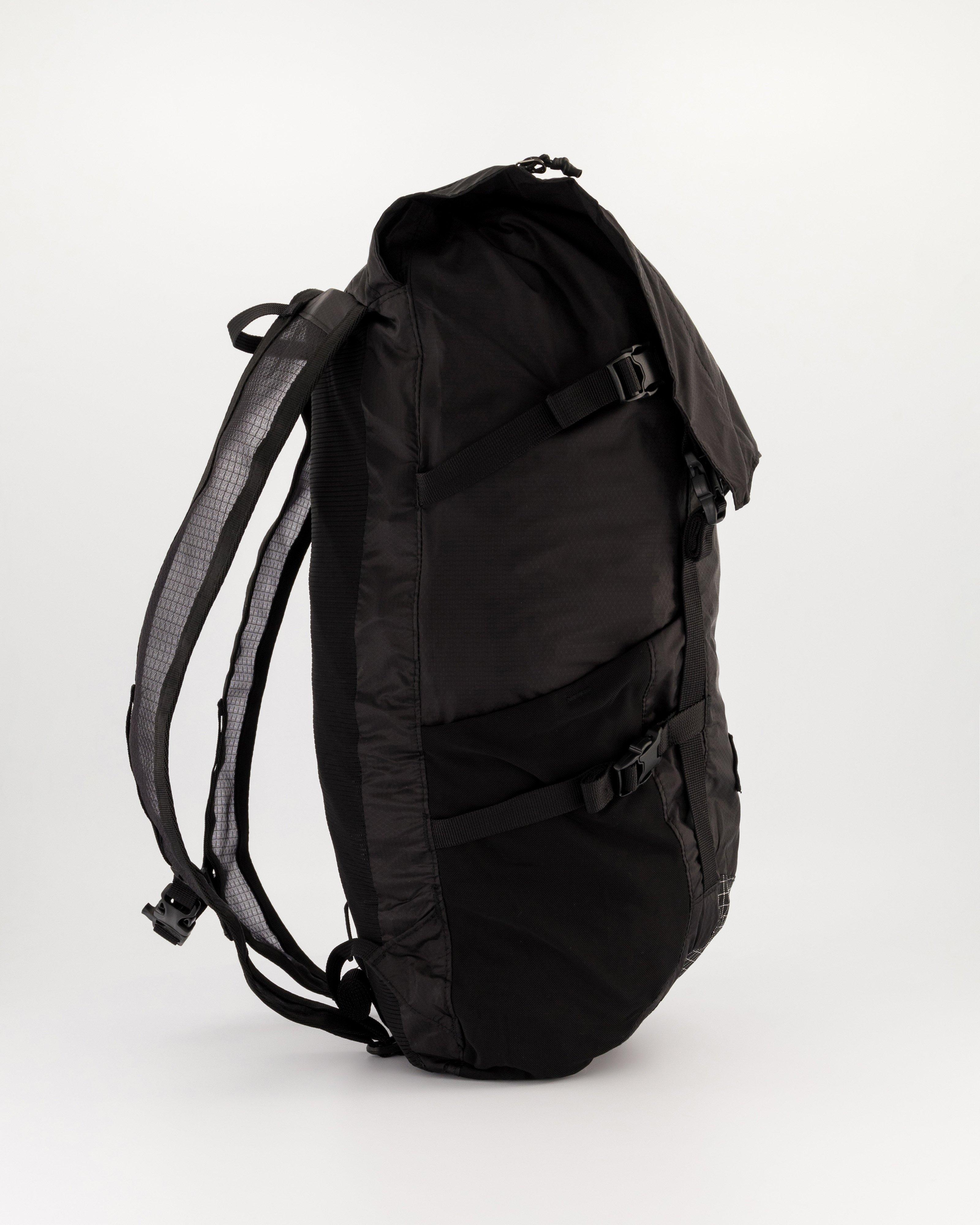 K-Way Hyperlite Waterproof 25L Packable Backpack -  Black