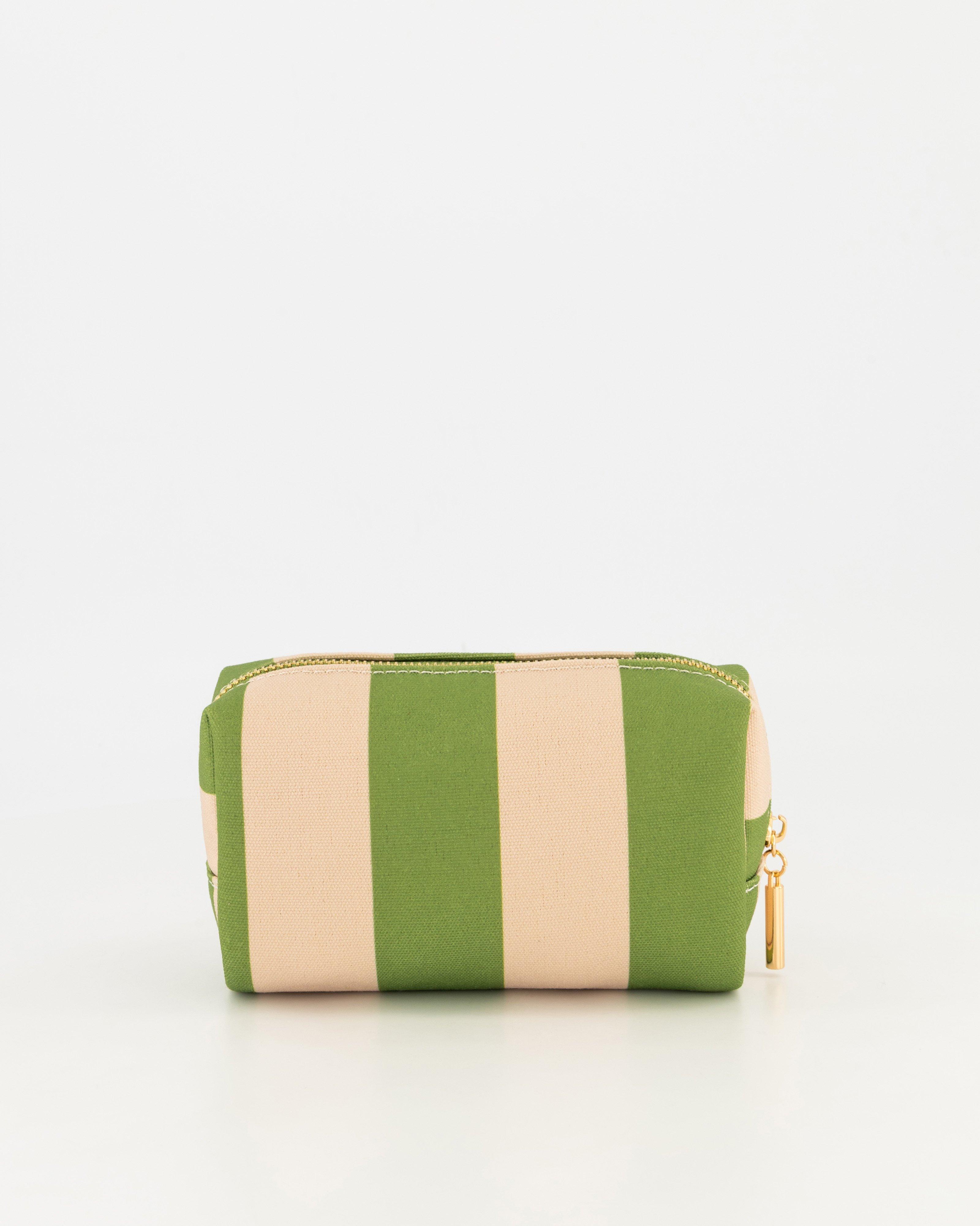 Rocket Stripe Medium Pouch -  Green