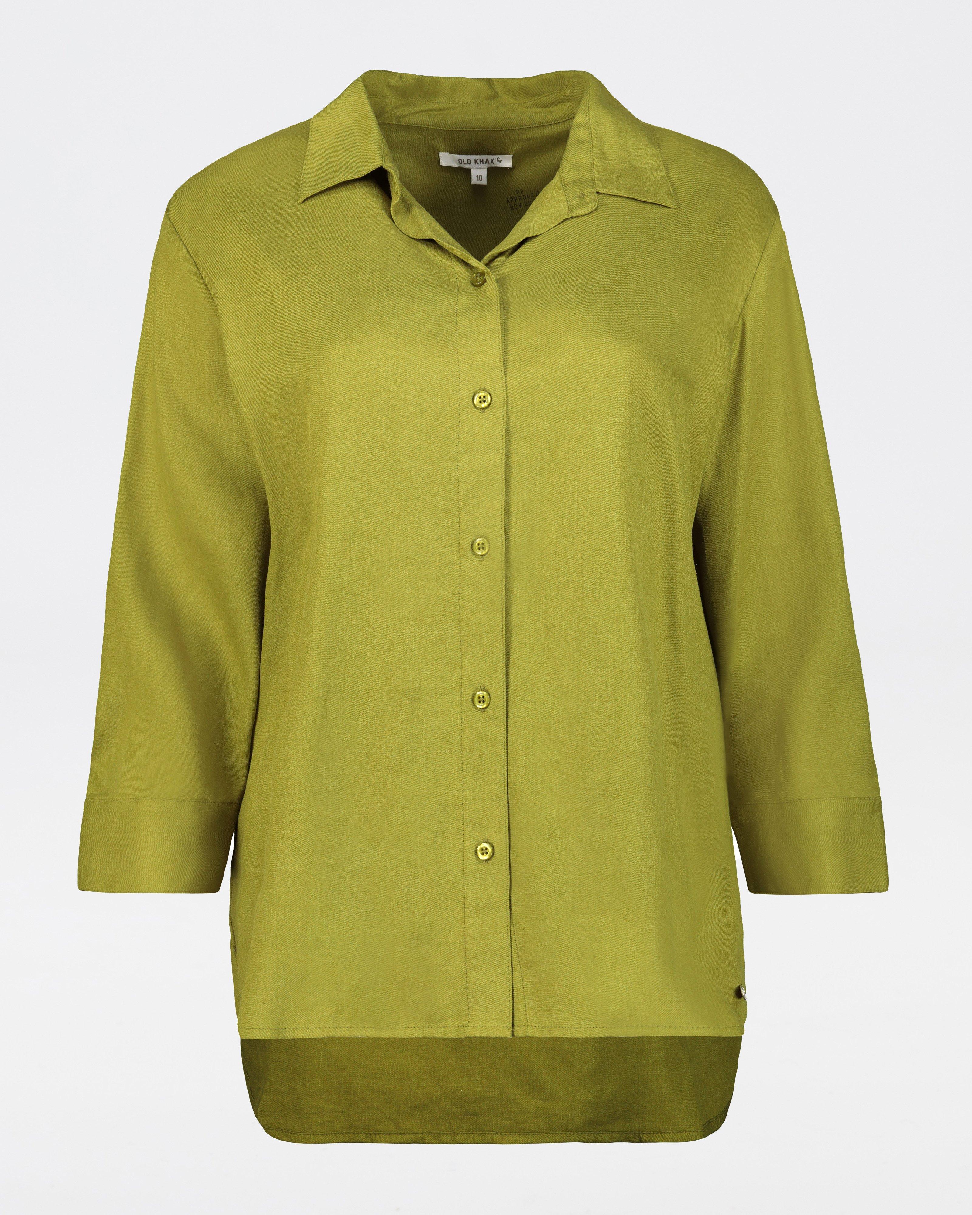 Women’s Terry Relaxed Fit Shirt- -  Green