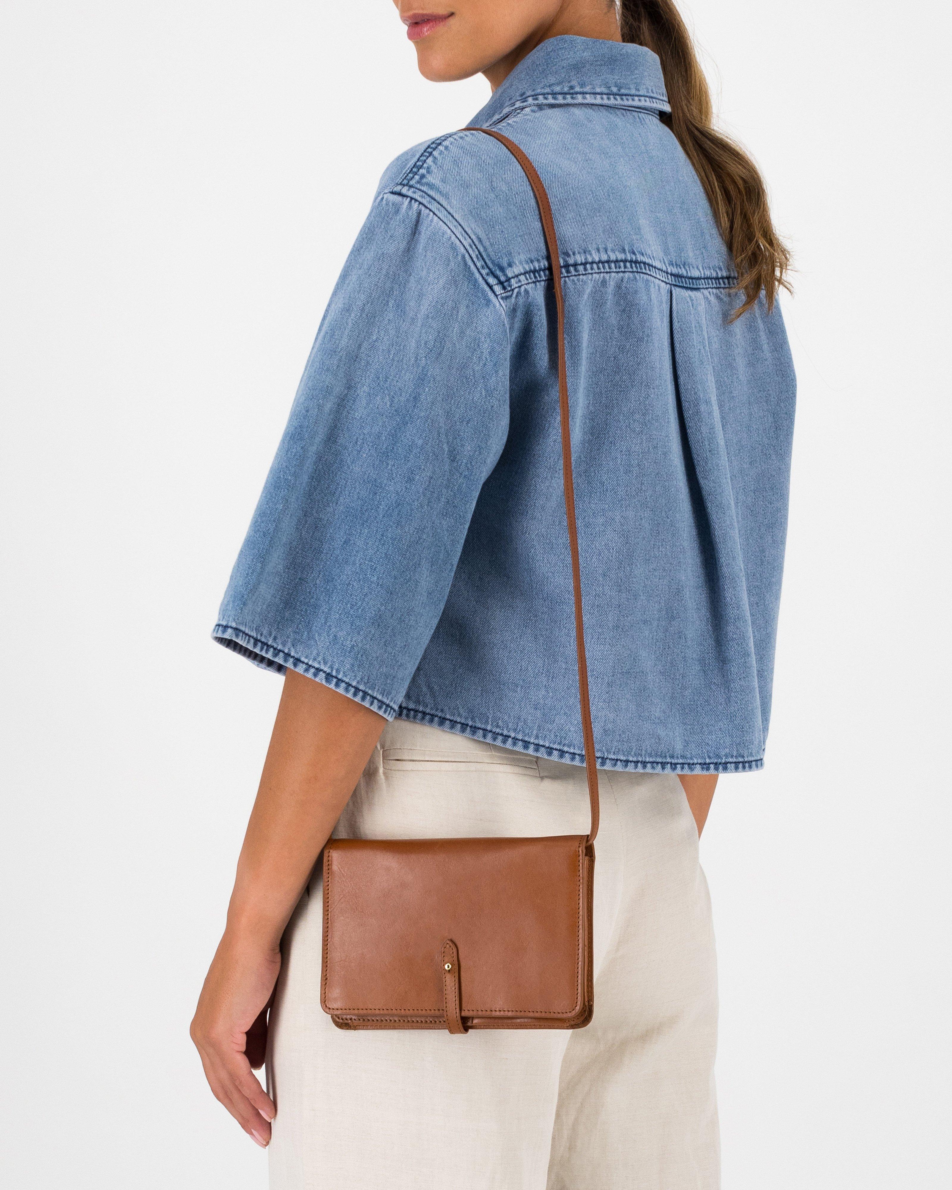 Ida Phone and Cardholder Crossbody -  Tan