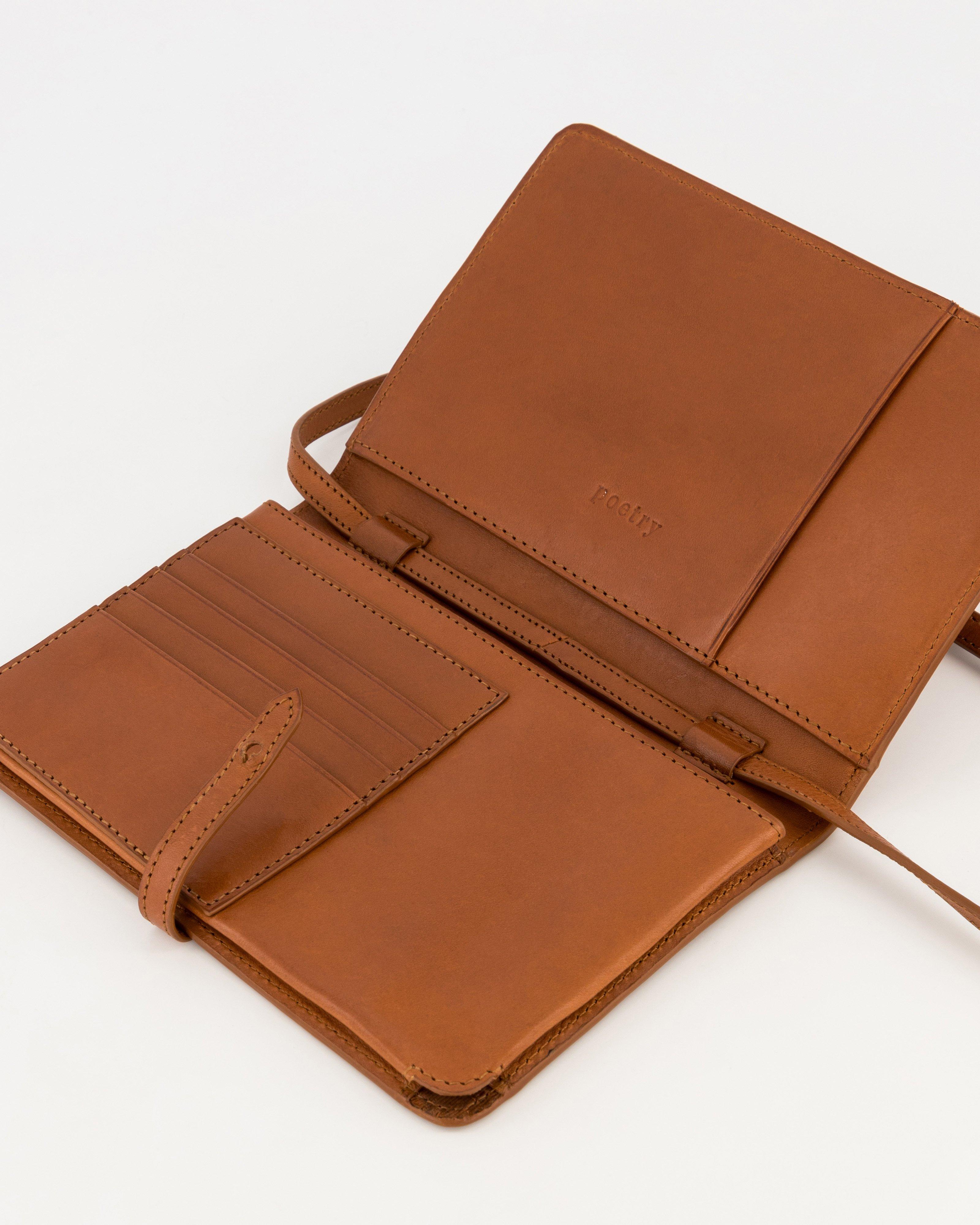 Ida Phone and Cardholder Crossbody -  Tan