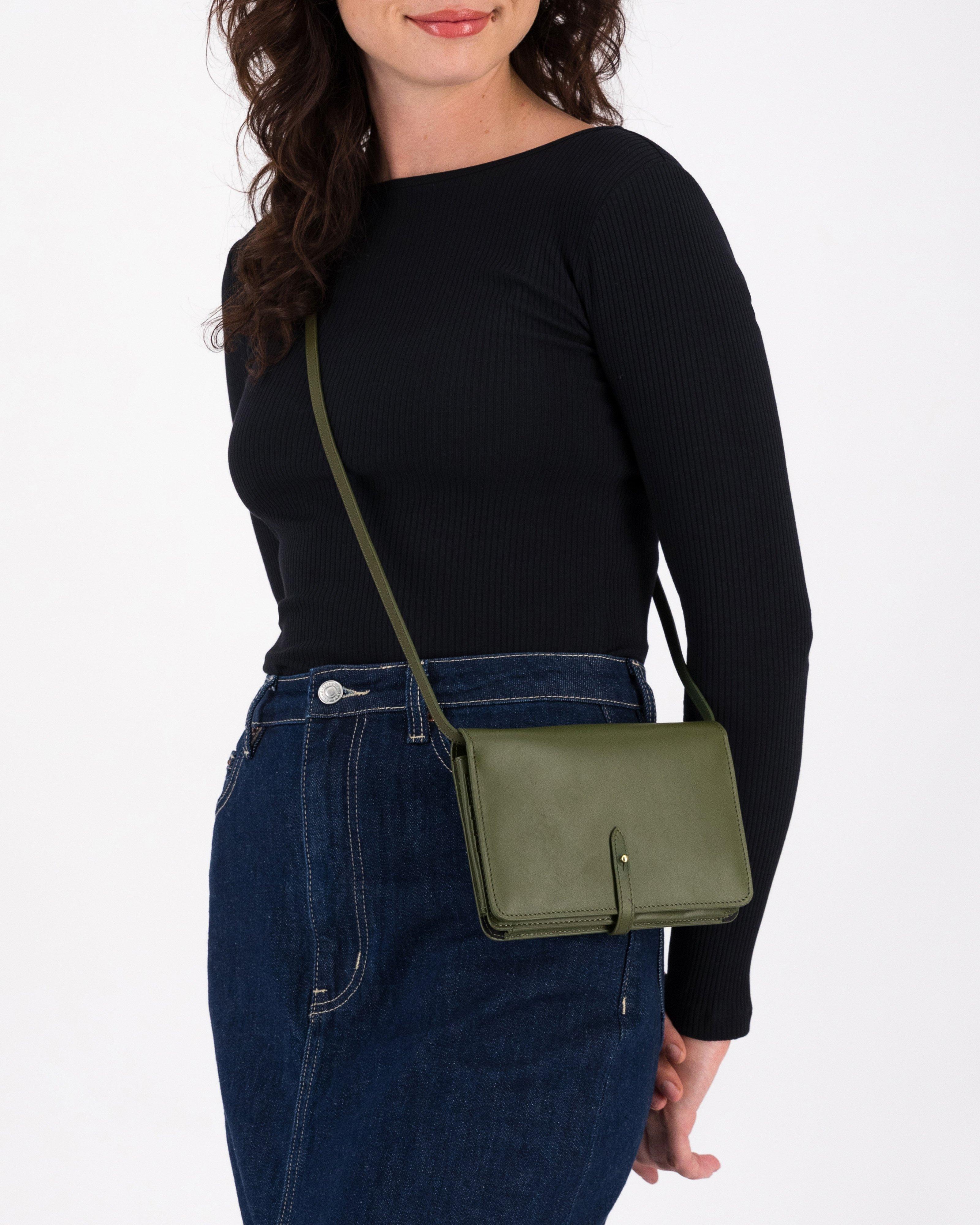 Ida Phone and Cardholder Crossbody -  Olive