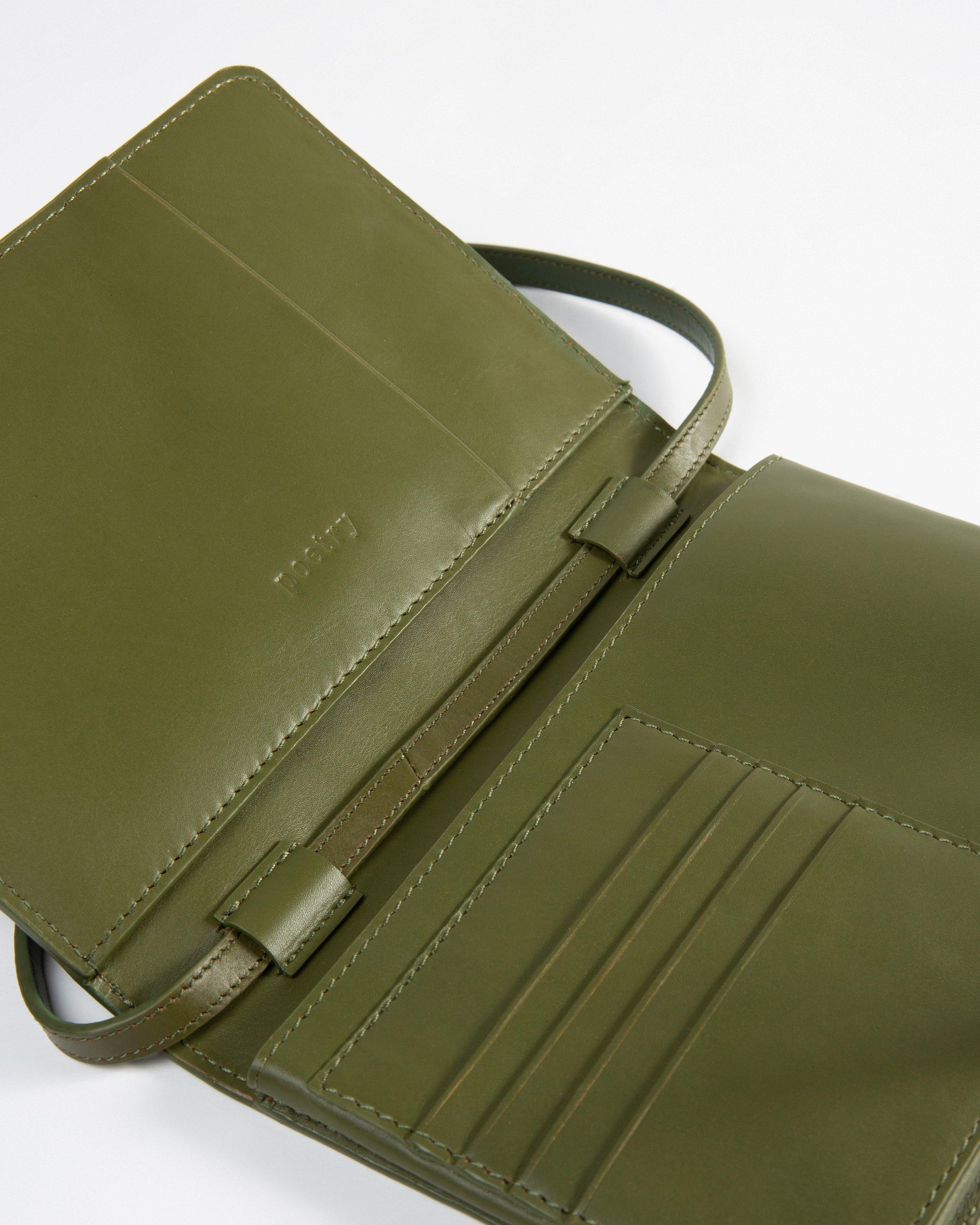 Ida Phone and Cardholder Crossbody -  Olive