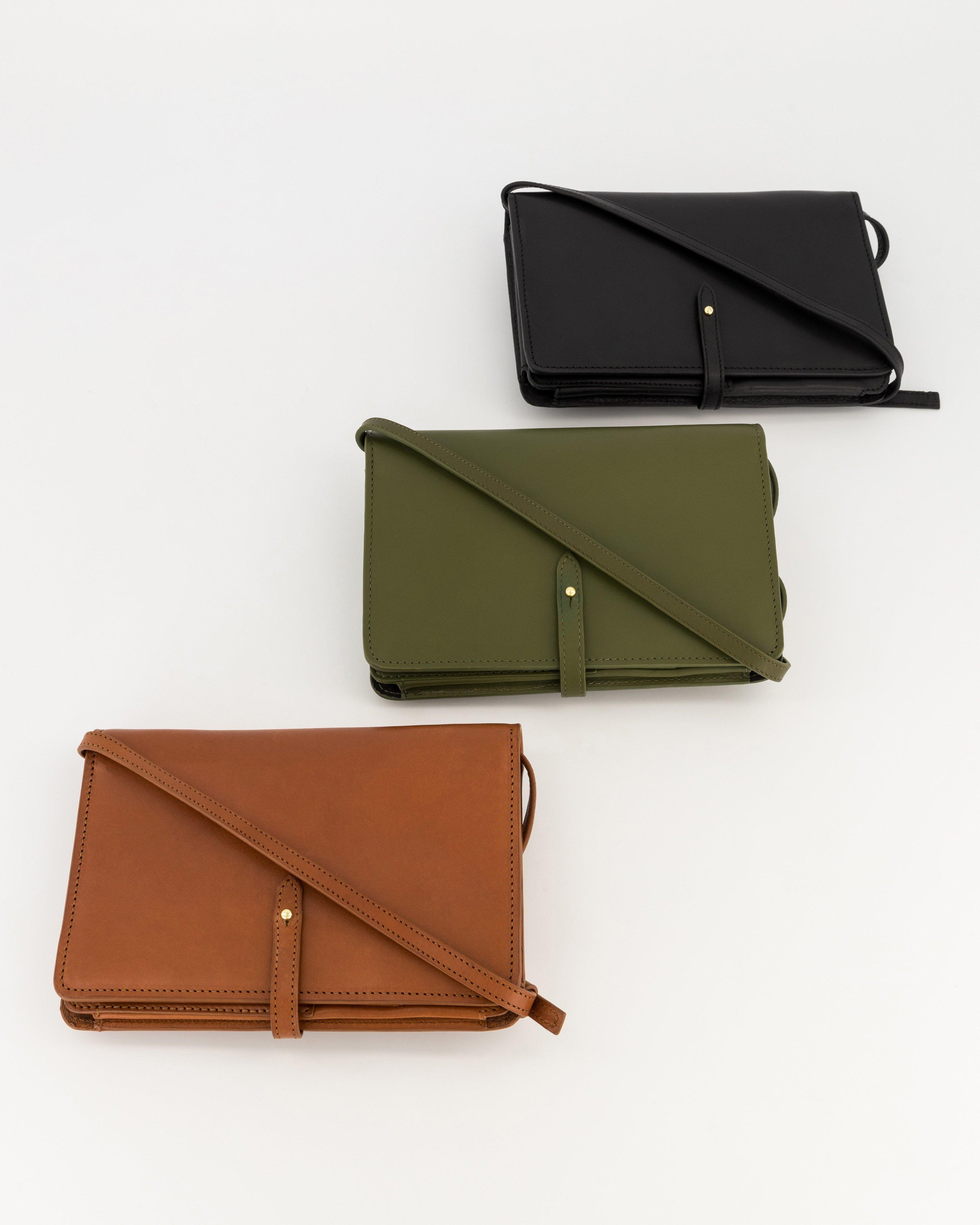 Ida Phone and Cardholder Crossbody -  Olive