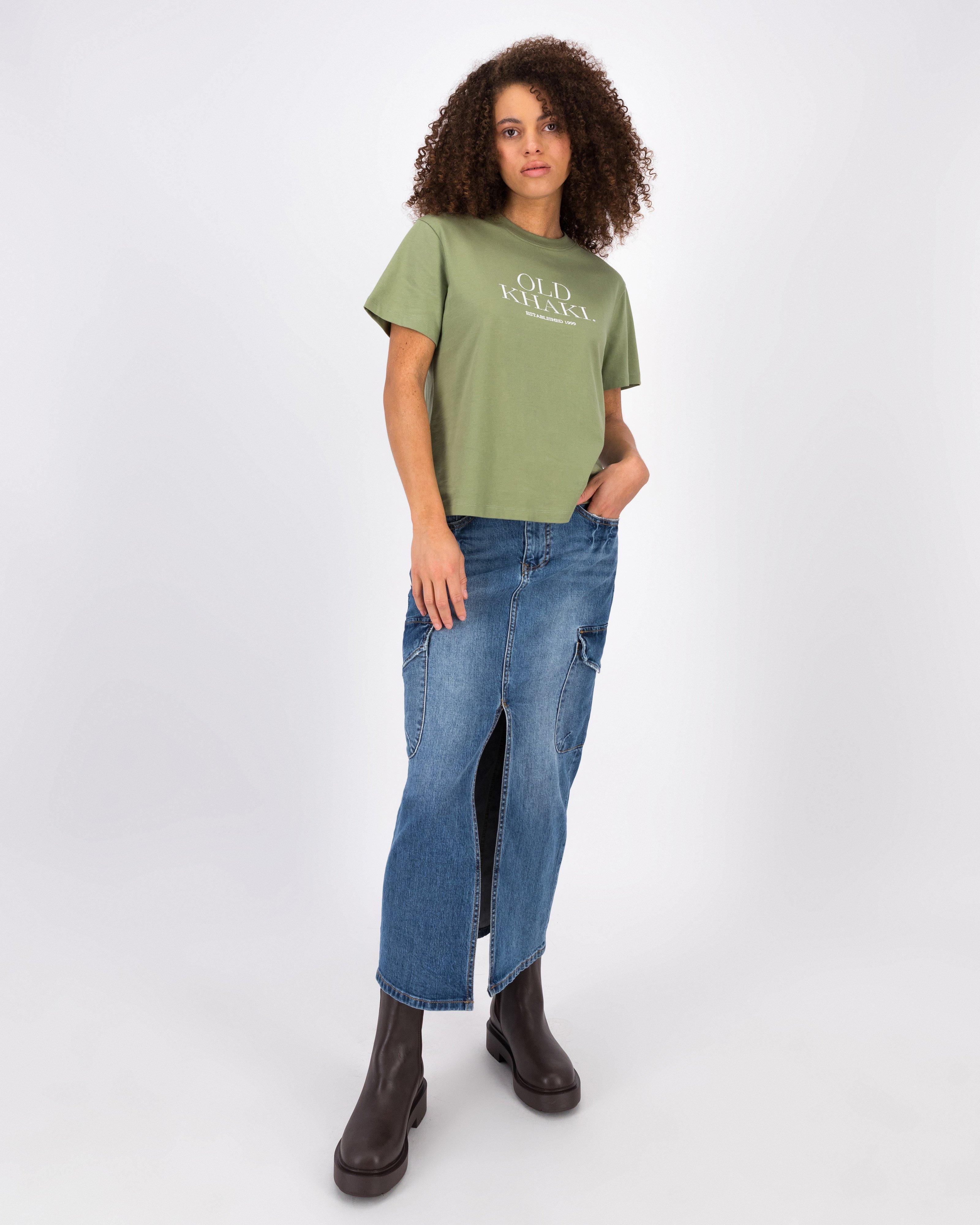 Women’s Reese Regular Fit T-Shirt -  Olive