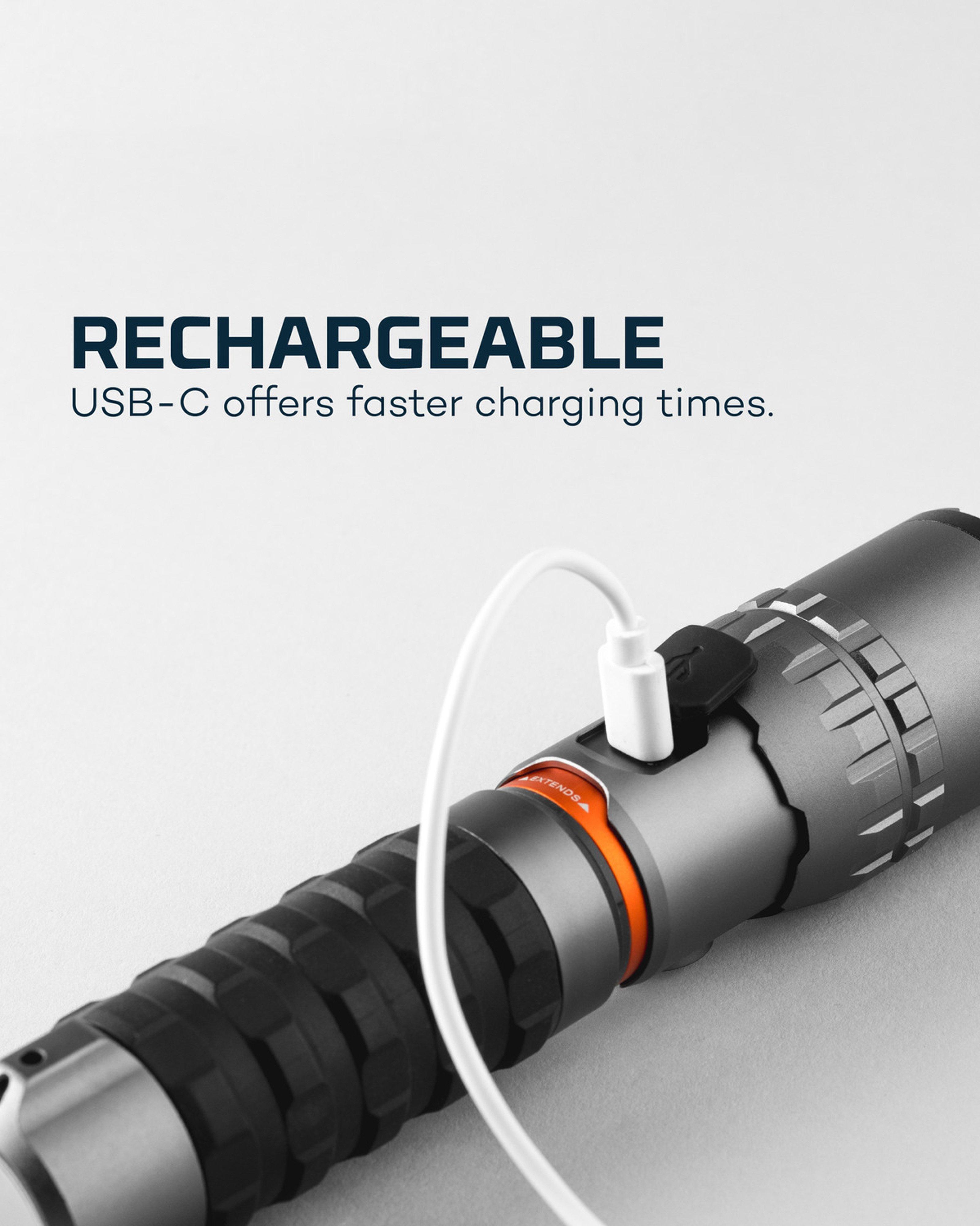 Nebo Slyde King 2K Rechargeable Torch -  Grey