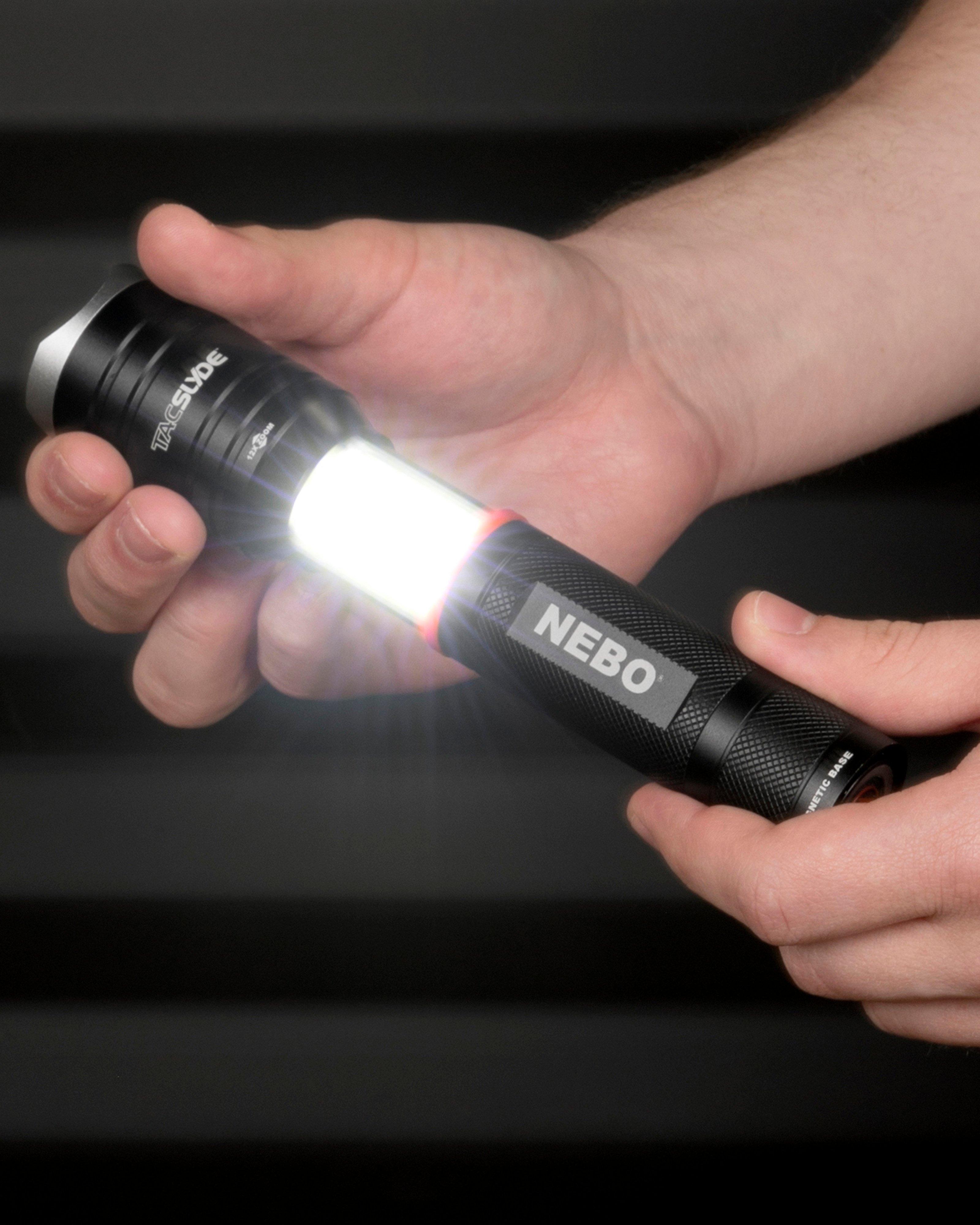 Nebo Tac Slyde Torch & 150 Lumen Headlamp Combo -  Grey