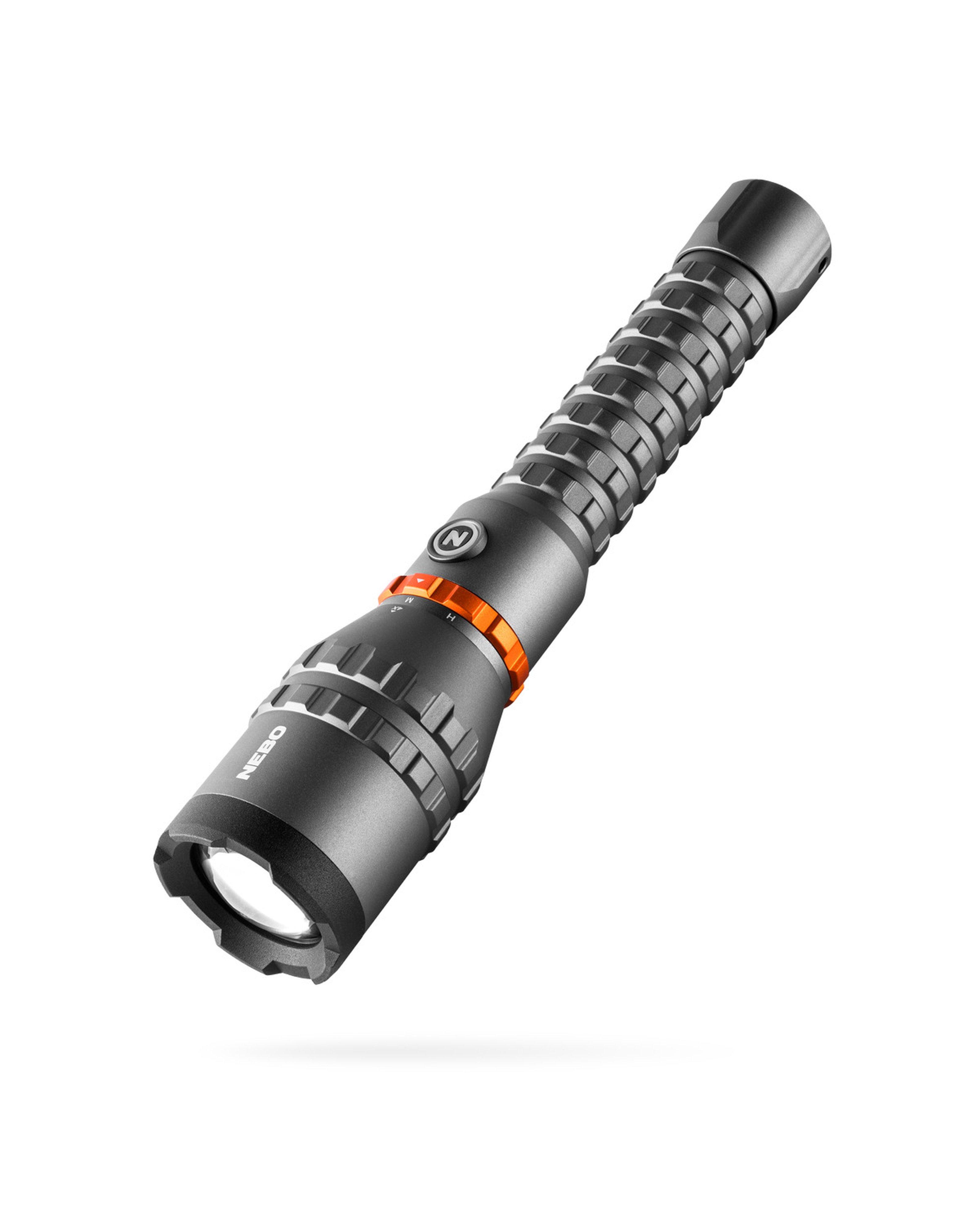 Nebo DAVINCI 8000 Lumen Rechargeable Torch  -  Grey