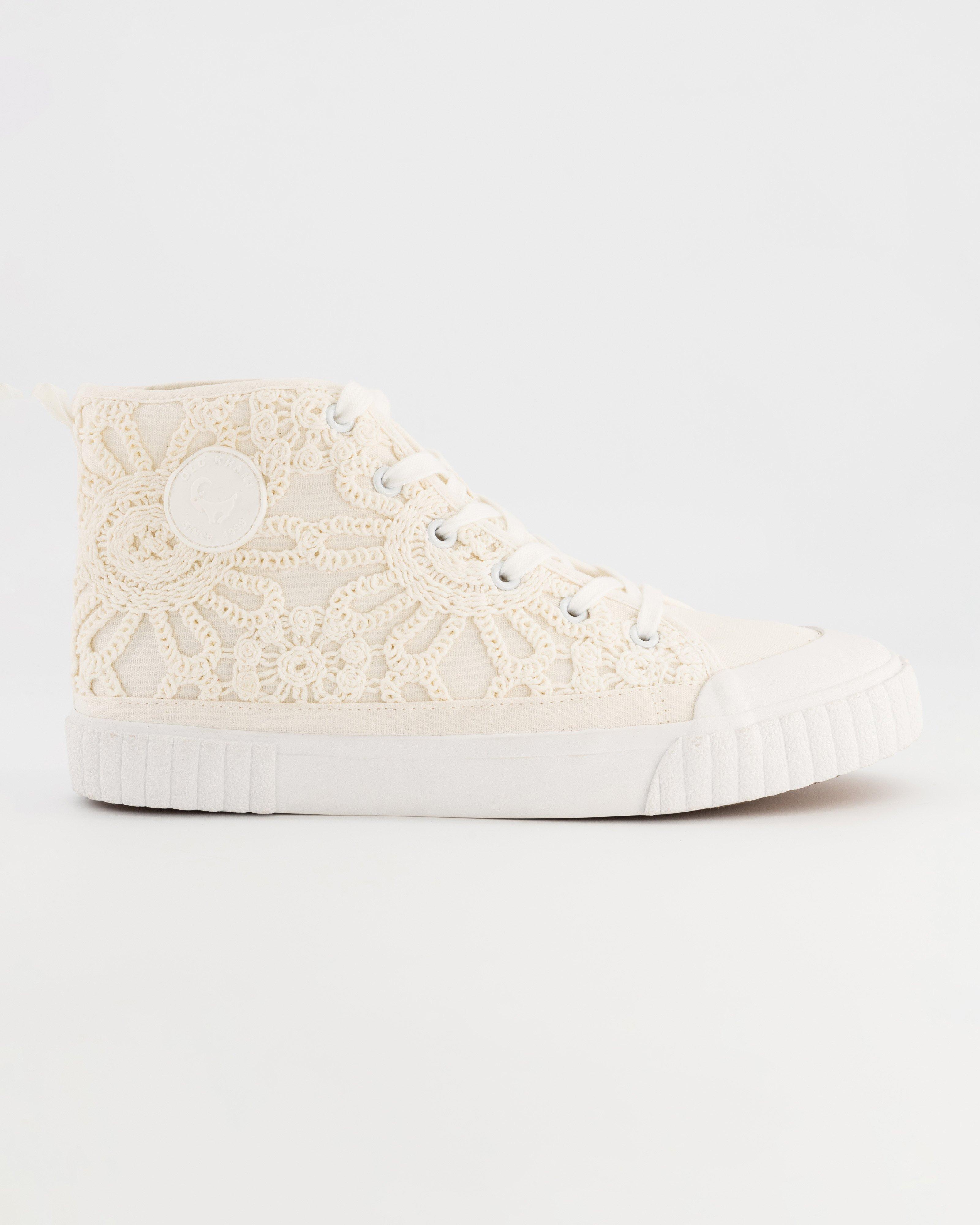 Women’s Khensani Hi-Top Sneaker -  White