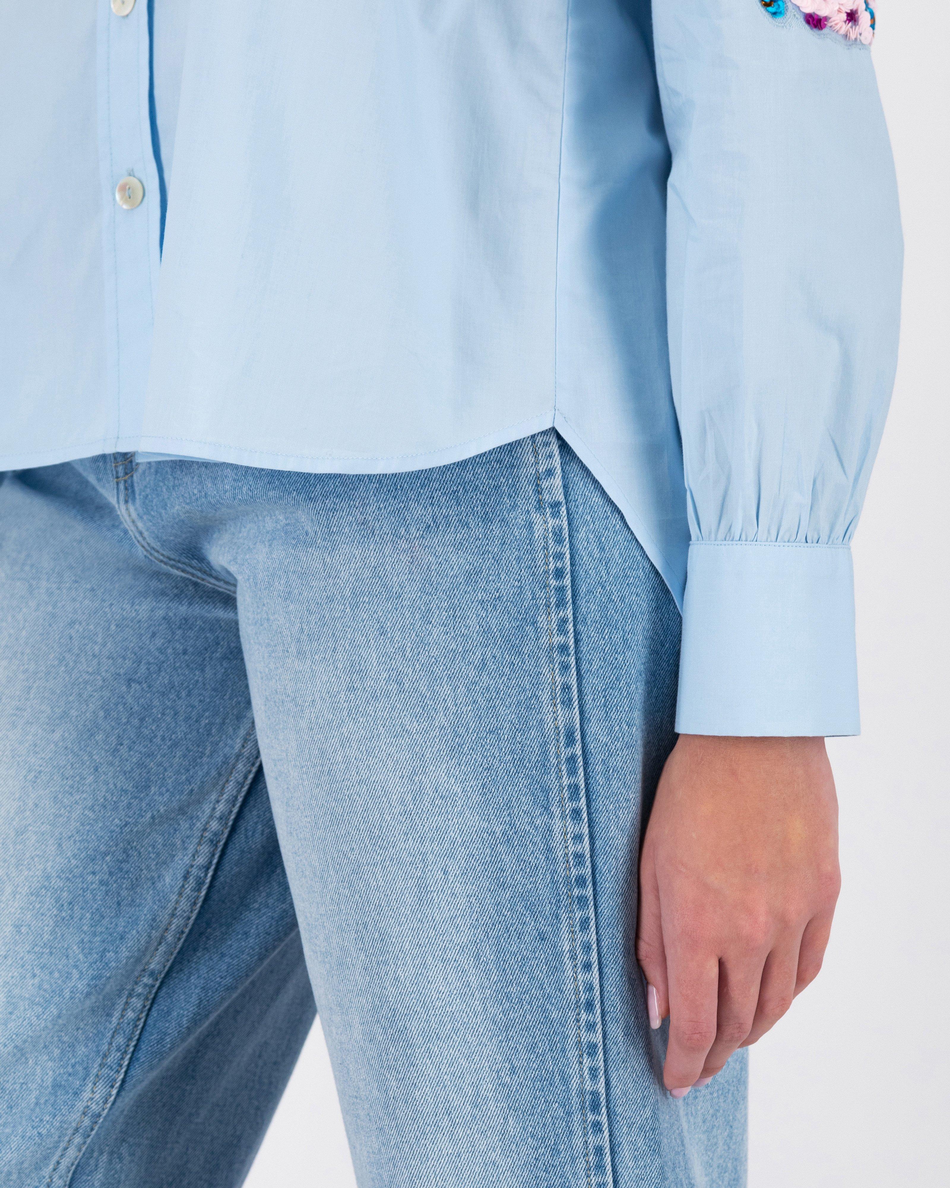 Aurielle Sequin Shirt -  Blue