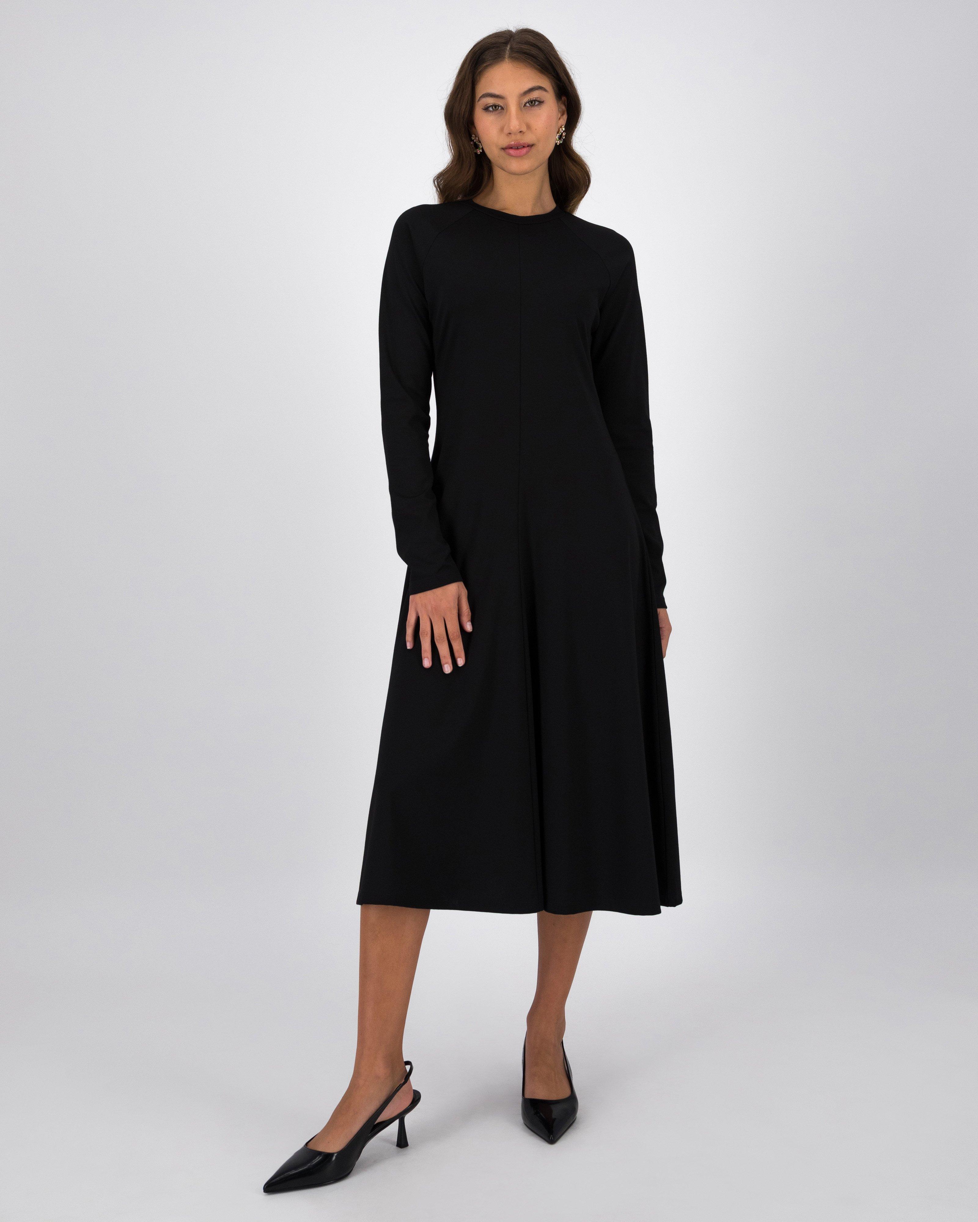 Maya Knit Dress -  Black