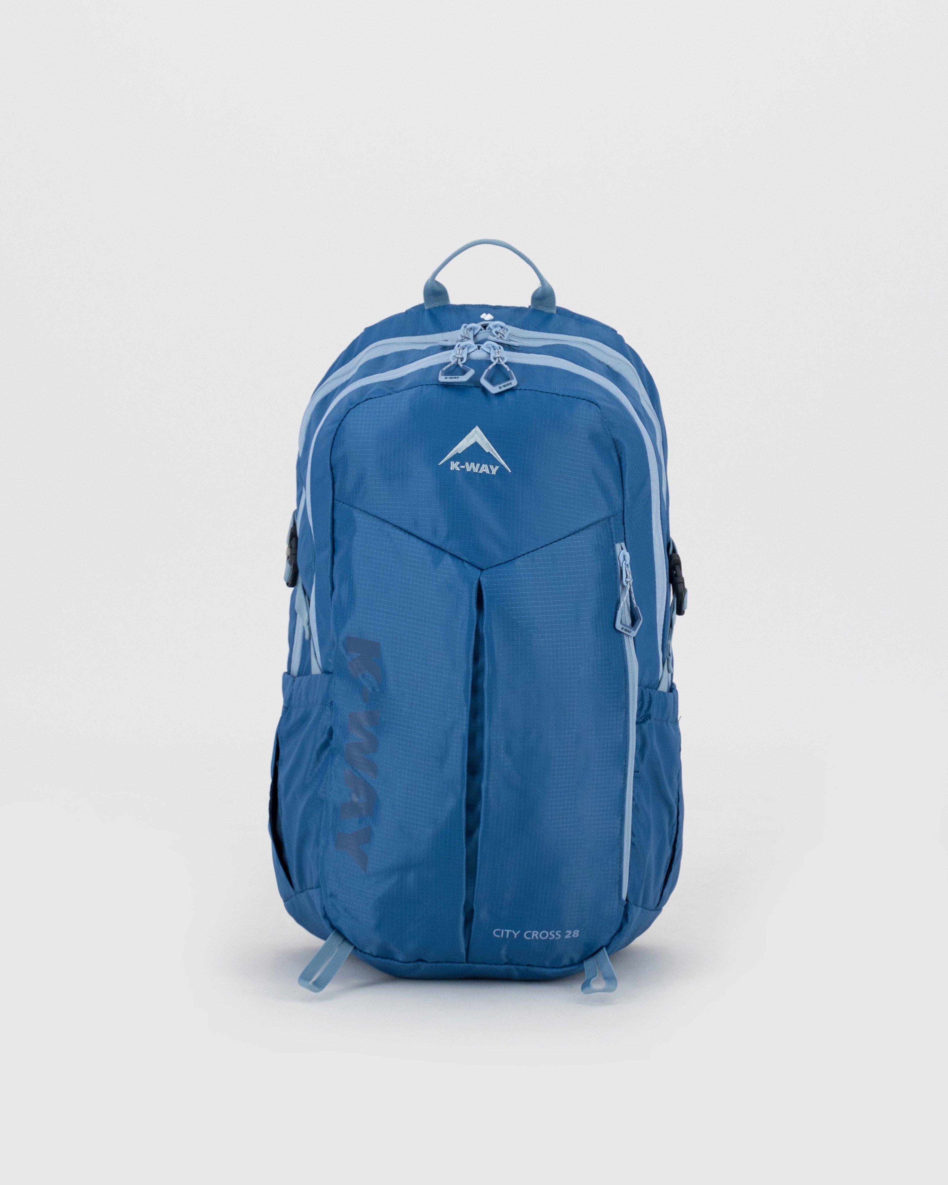 K-Way City Cross 28L Backpack -  Mid Blue