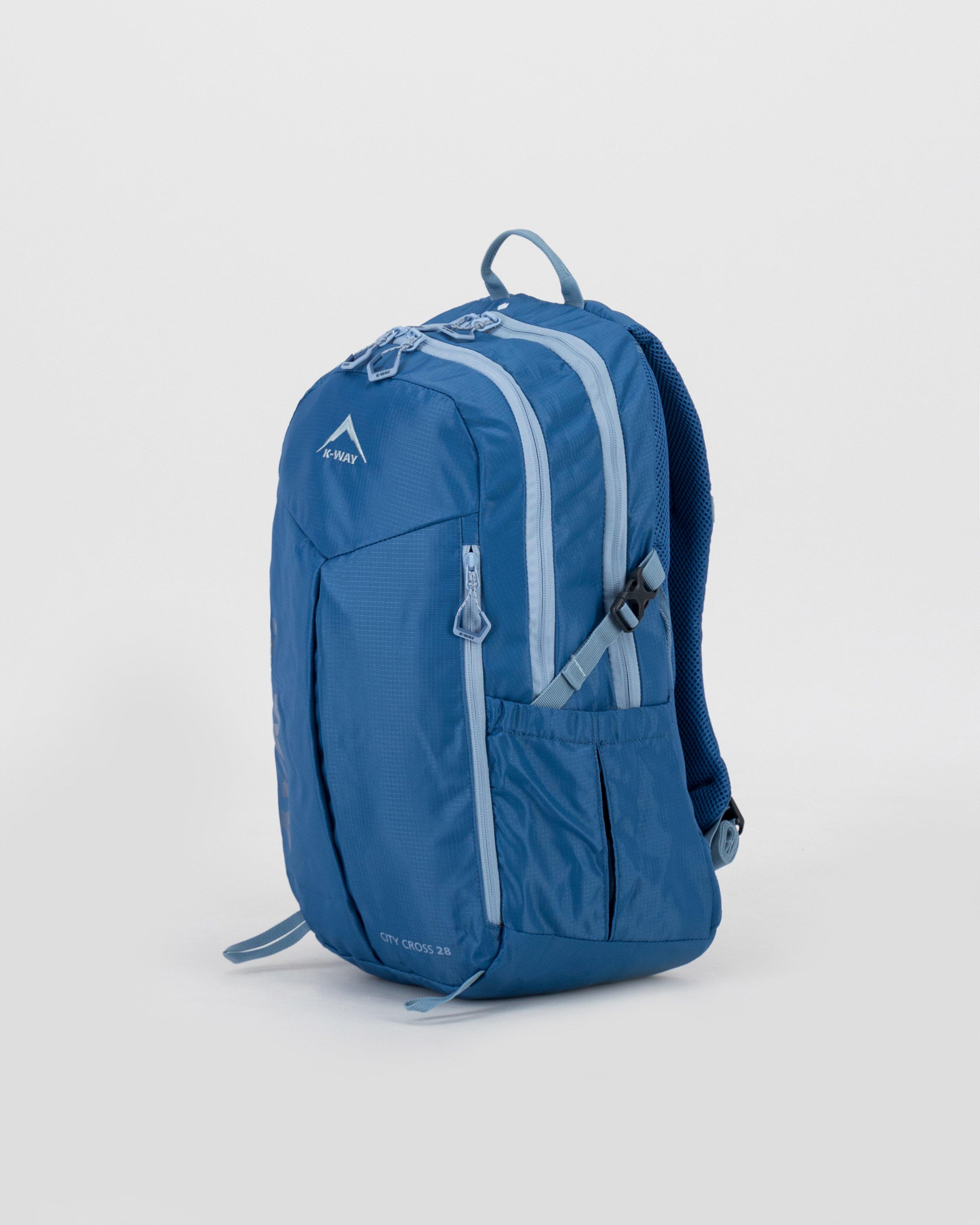 K-Way City Cross 28L Backpack -  Mid Blue