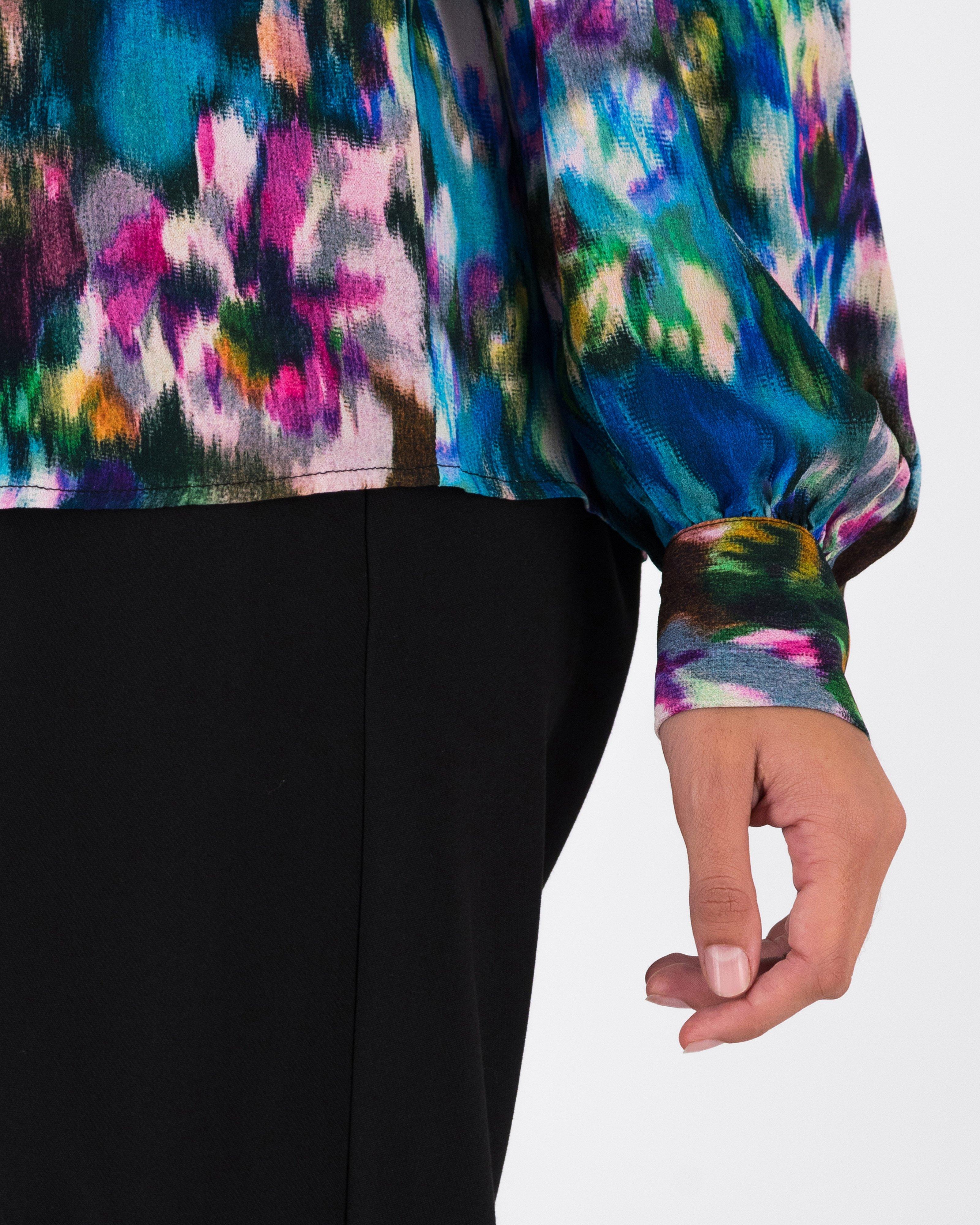 Mani Printed Ruffle Blouse - Poetry Clothing Store