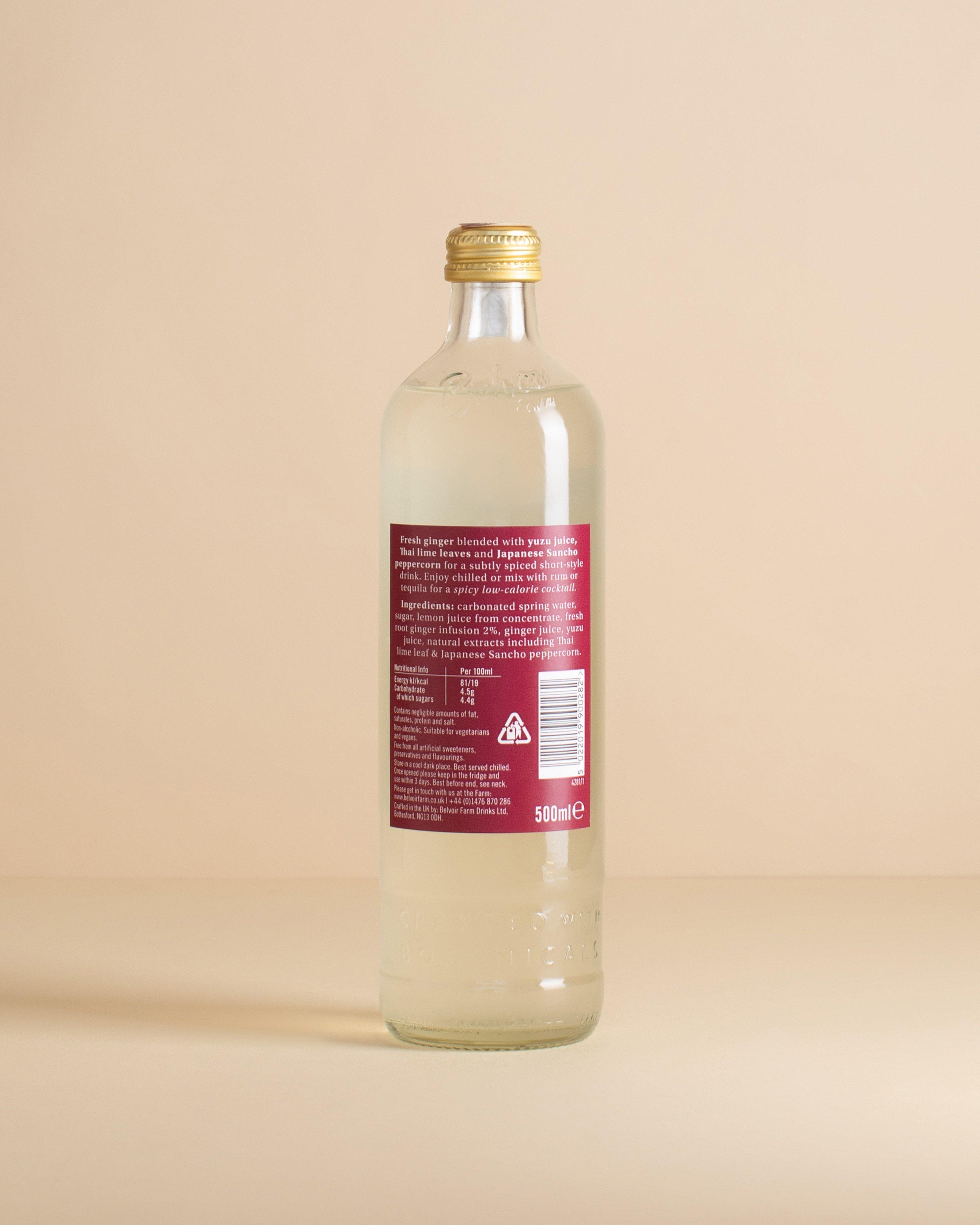 Belvoir Spicy Ginger Fizz Botanical Soda -  No Colour