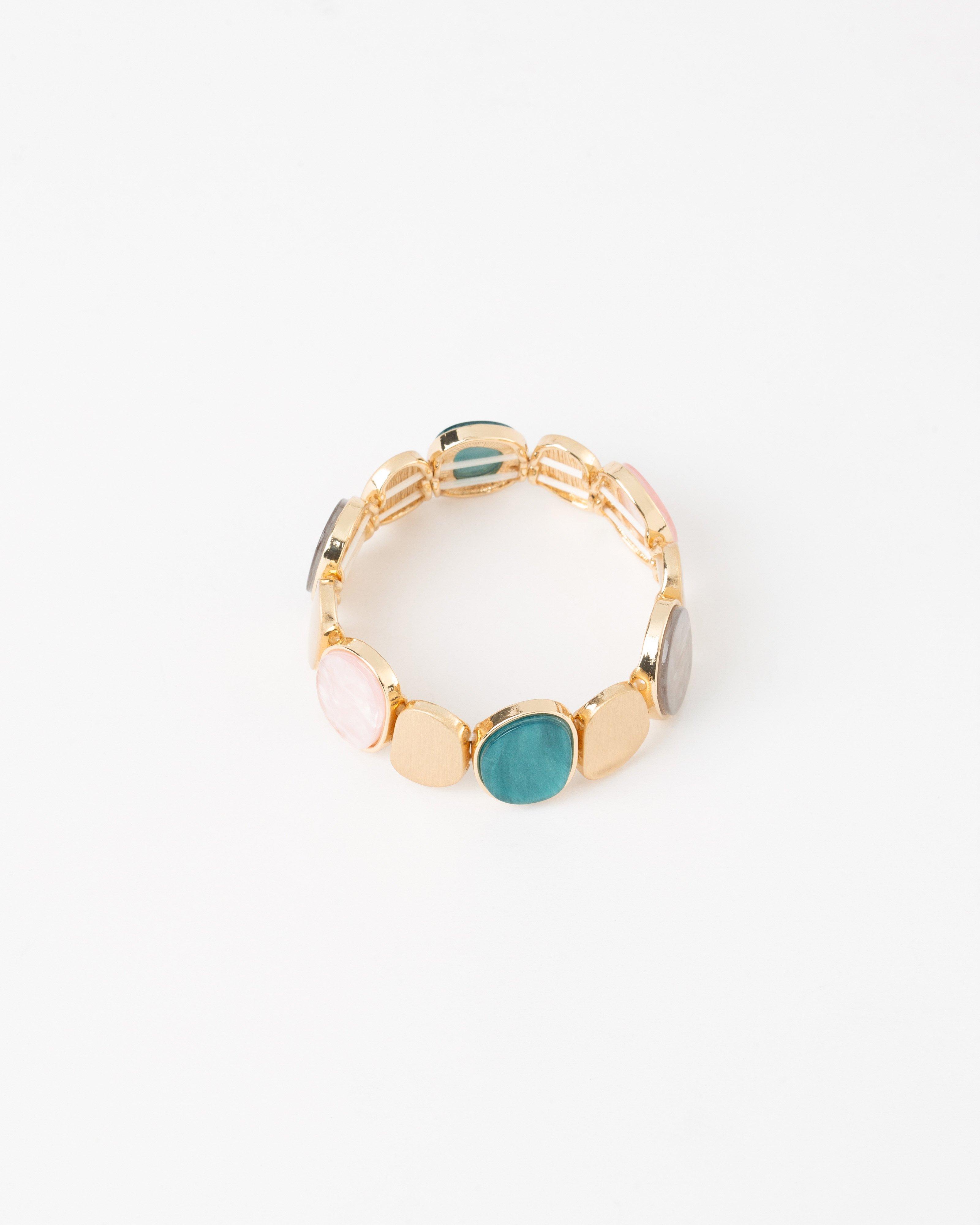 Multi Stone Adjustable Bracelet -  Assorted