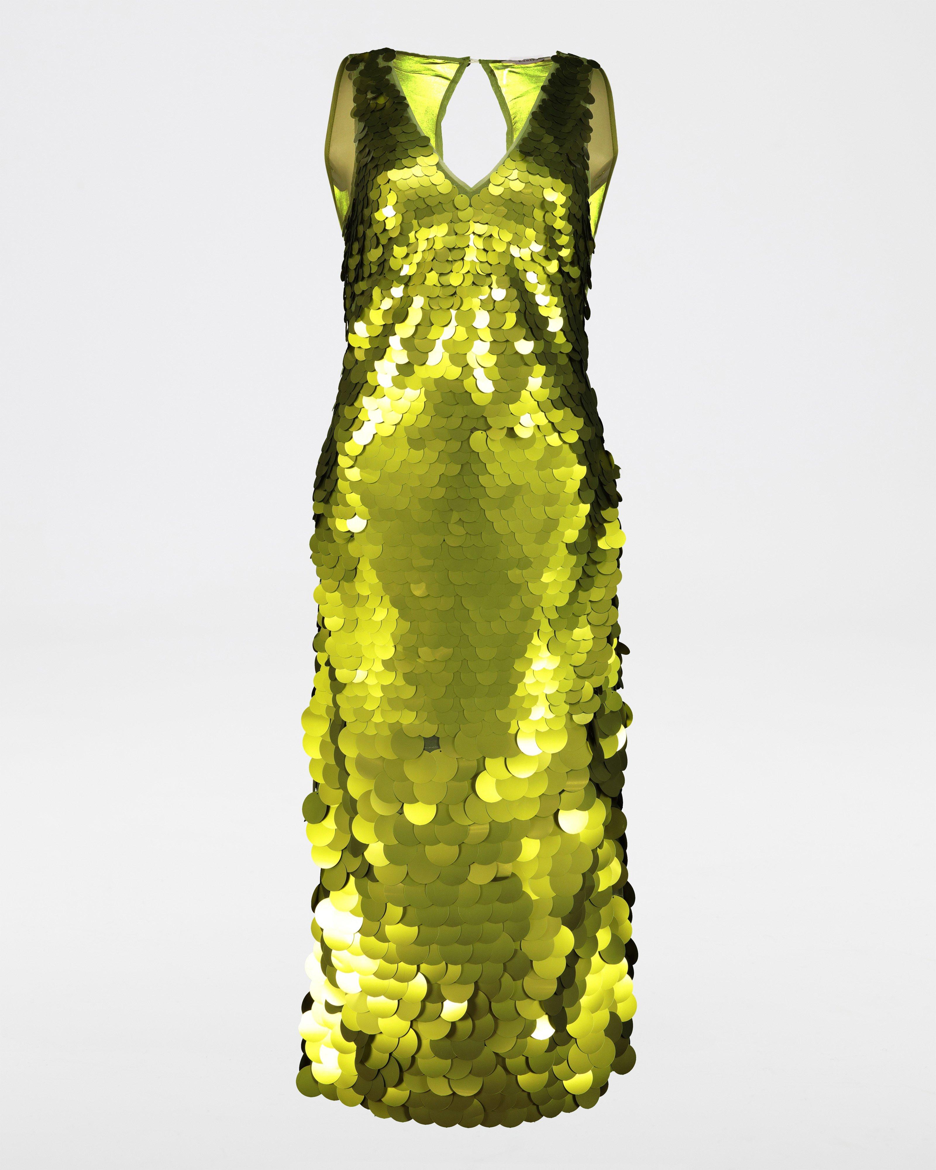 Zola Sequins Dress -  Green