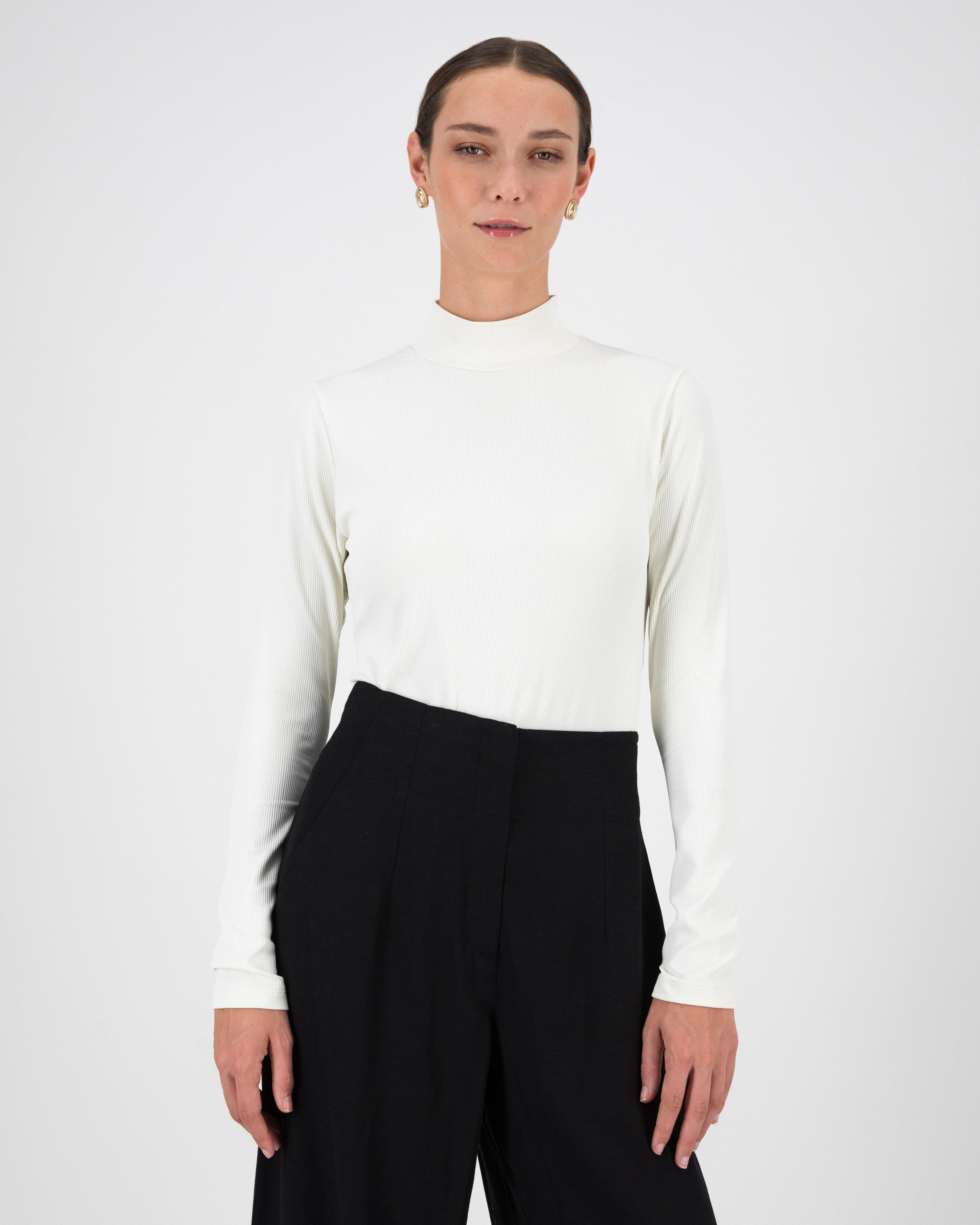 Camille Polo Neck -  Milk