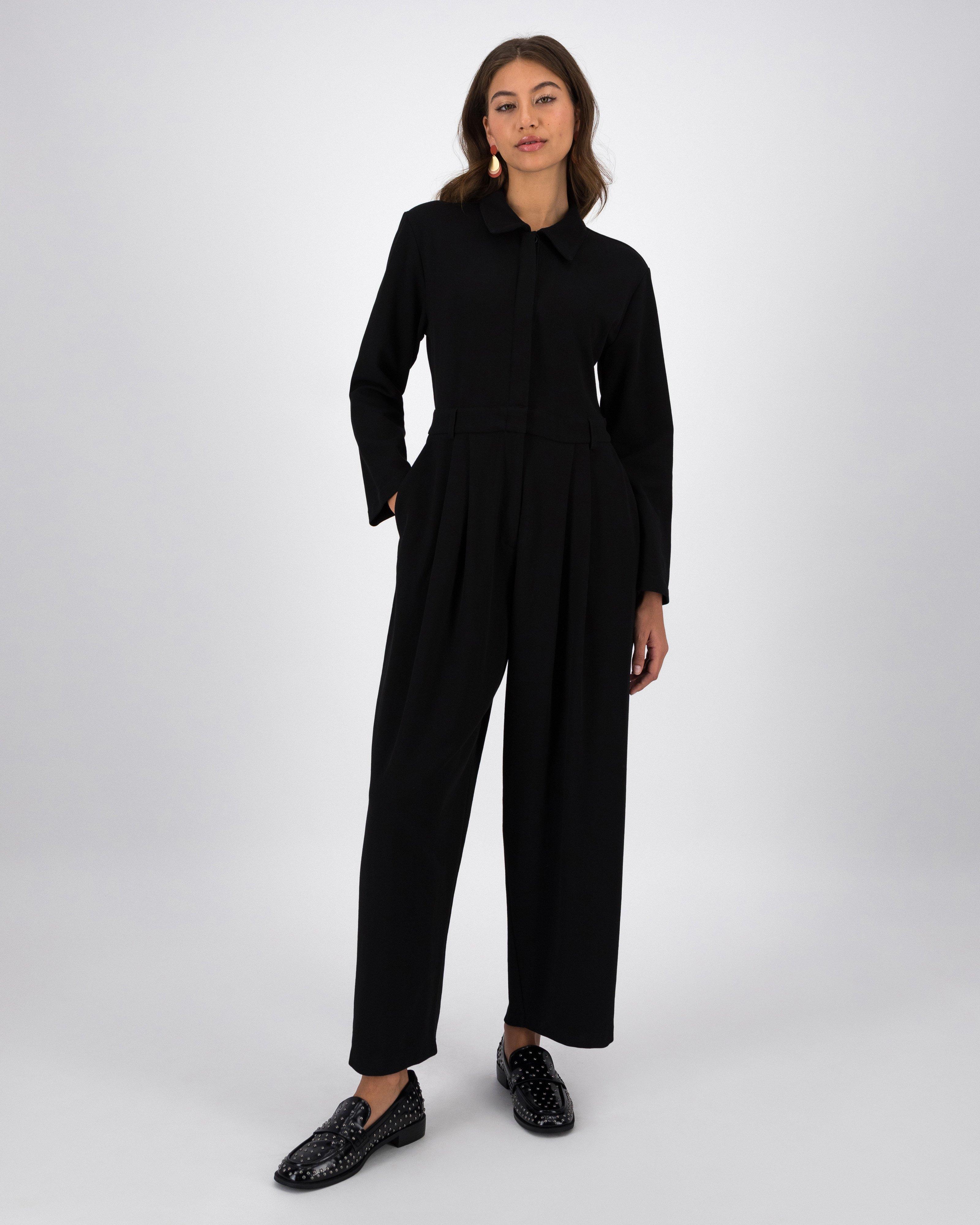 Miles Winter Jumpsuit -  Black