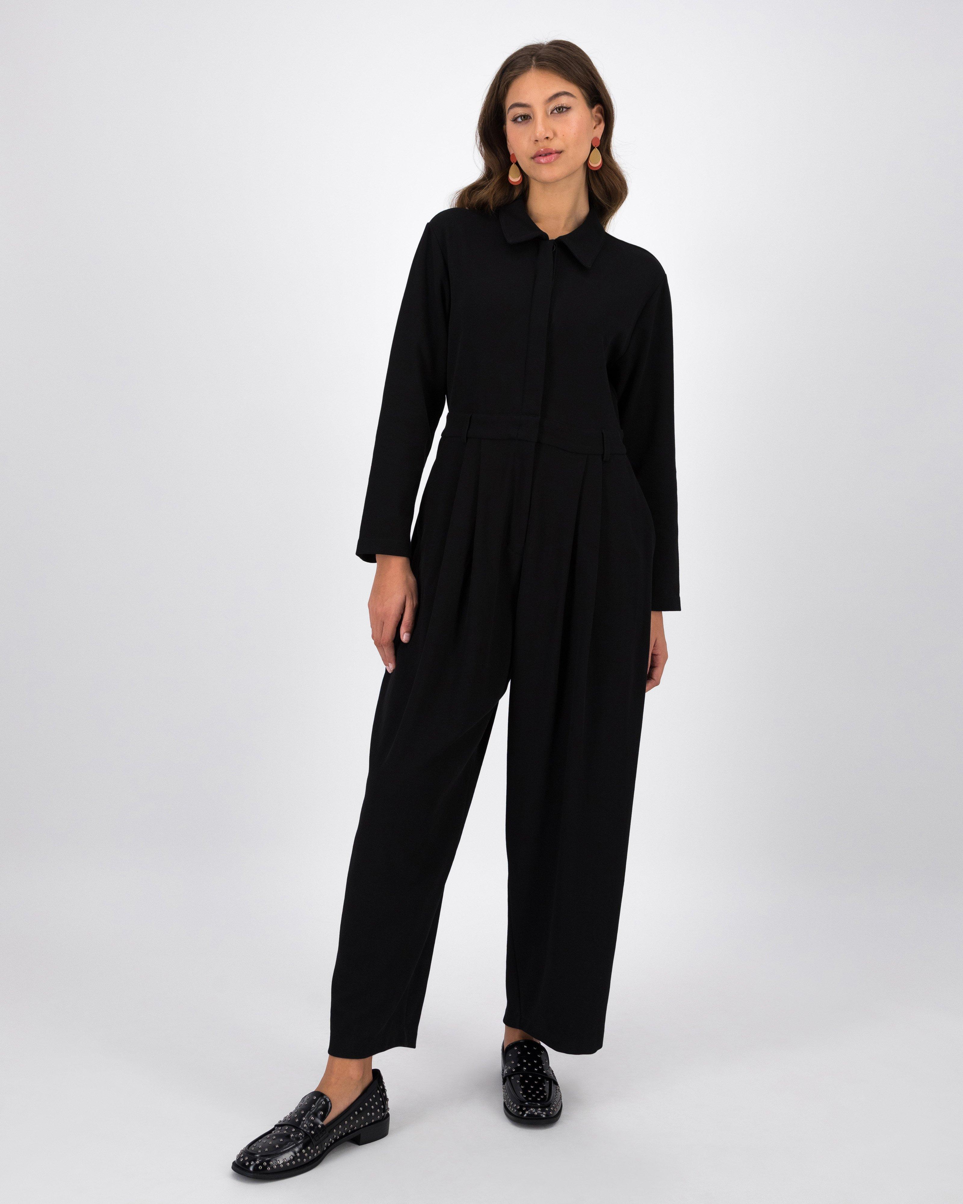 Miles Winter Jumpsuit -  Black