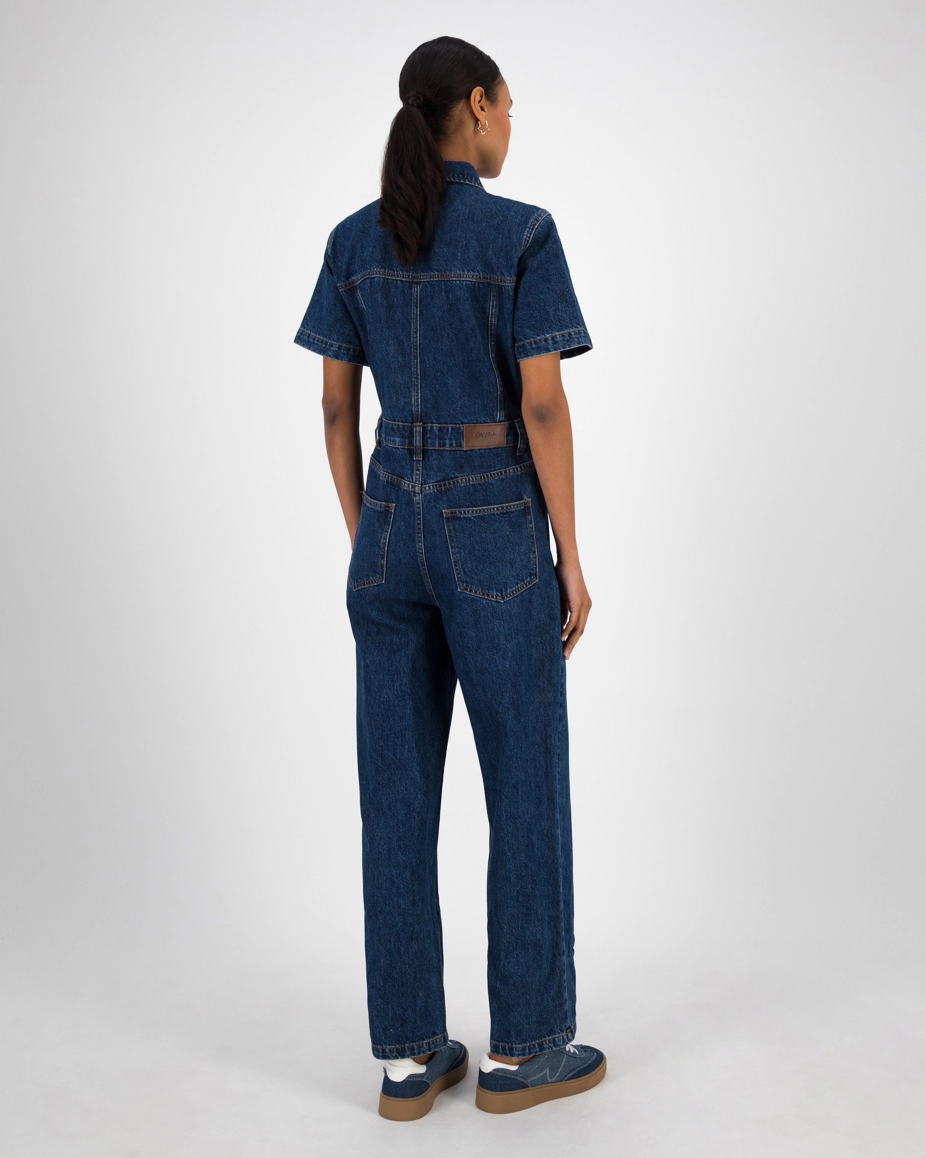 Women’s Harper Boiler Suit  -  Indigo