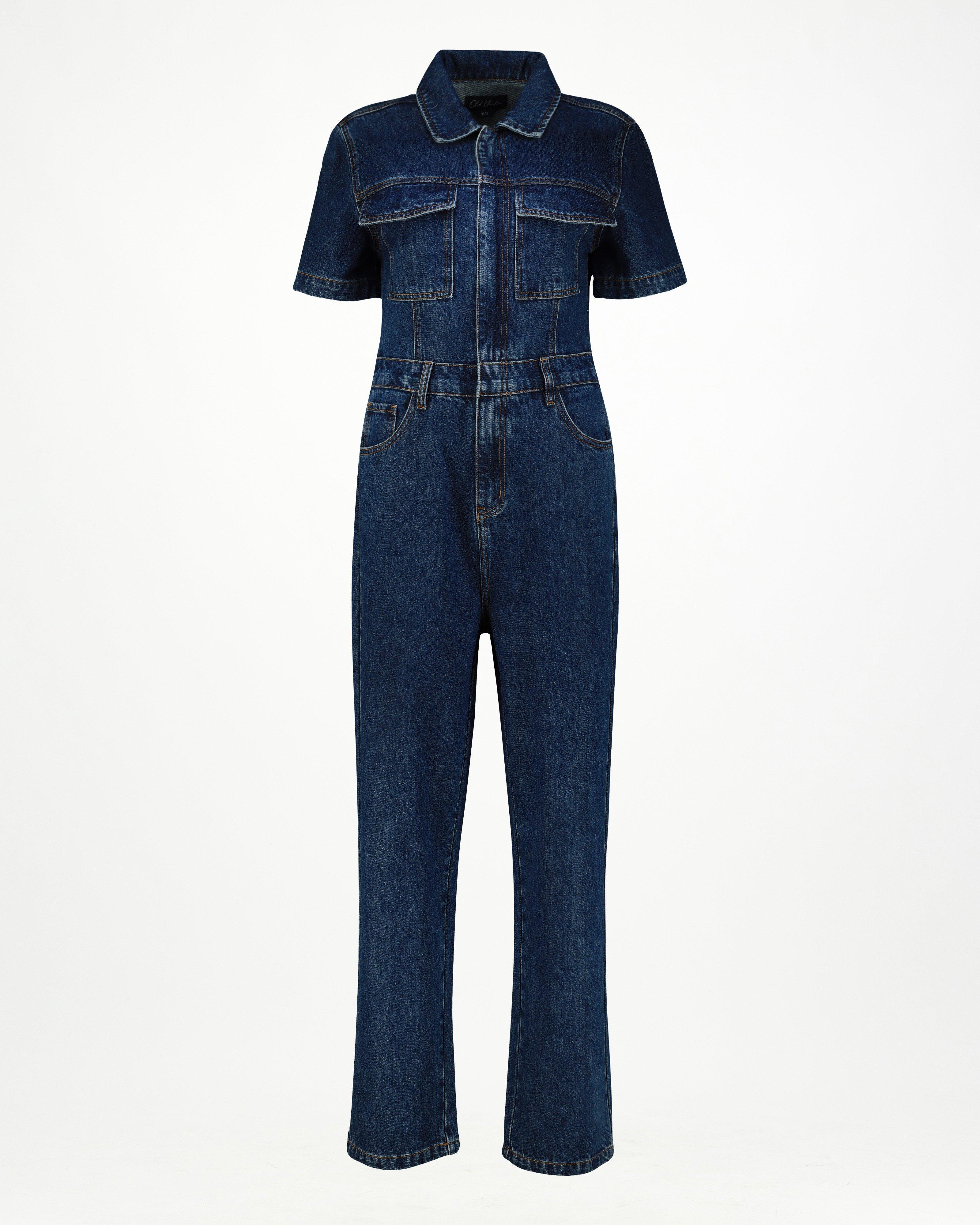 Women’s Harper Boiler Suit  -  Indigo