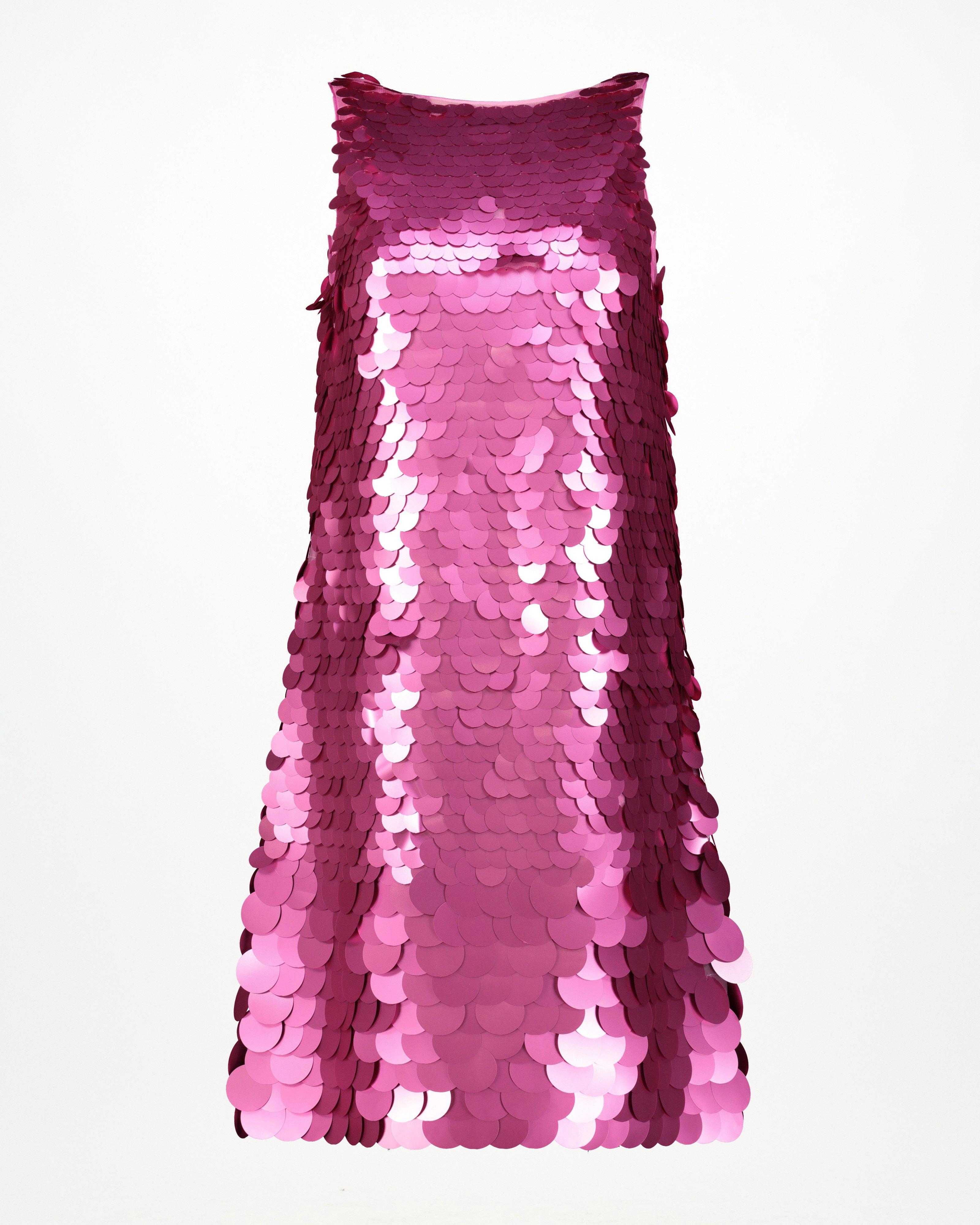 Zola Short Sequin Dress -  Pink